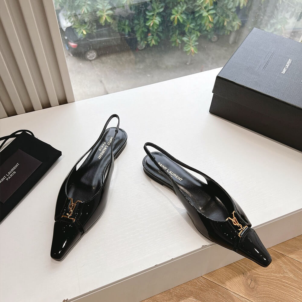 YSL Pointed Toe Slingback - Top Club