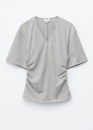 & Other Stories GATHERED V-NECK T-SHIRT