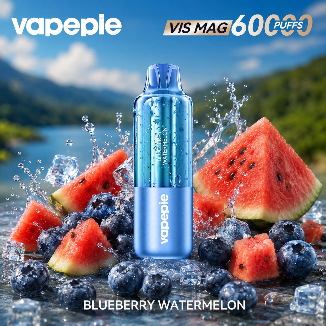 VAPEPIE VIS MAG 60 000 Potahů — 🔋Zařízení (baterie) + 💧Náplň (e-liquid)