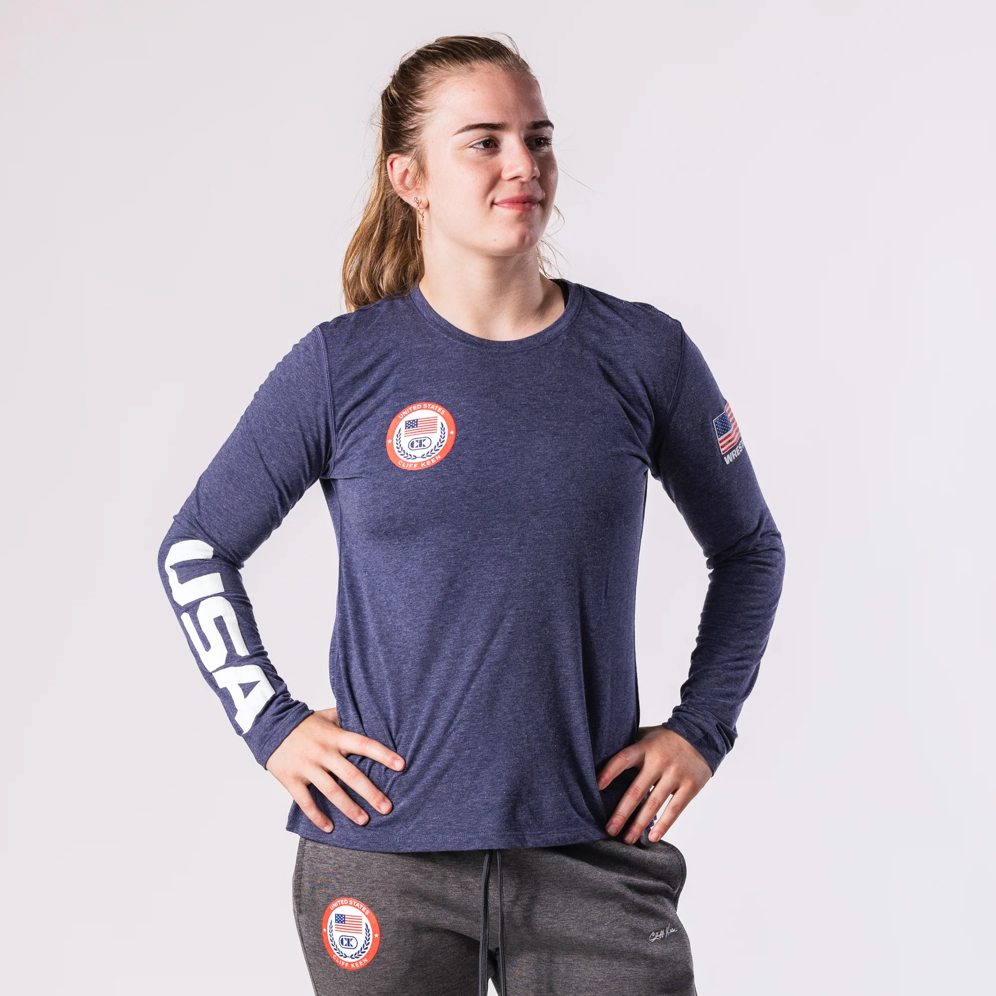 USA Women's Long Sleeve - MoB Apparel