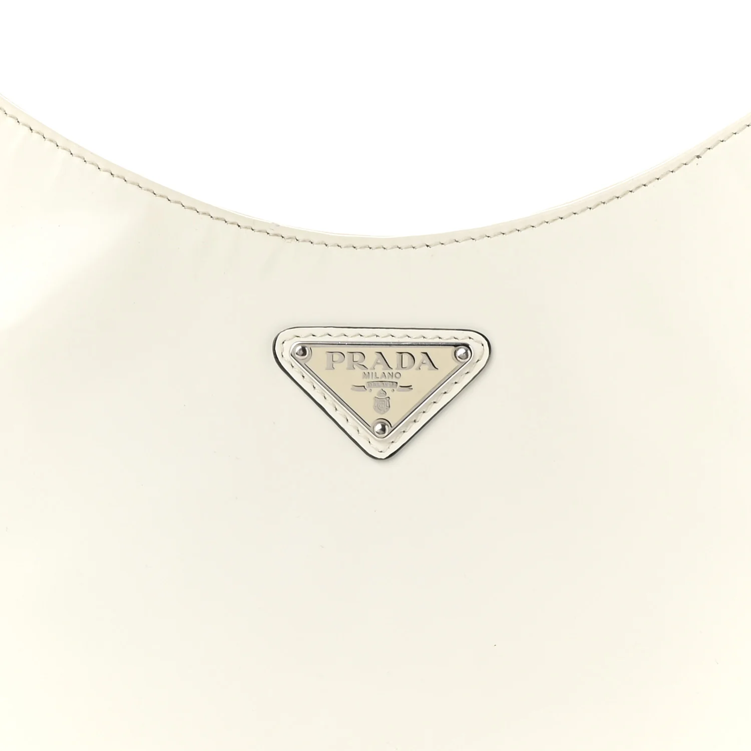Spazzolato Cleo Adjustable Strap Shoulder Bag White - Top Club