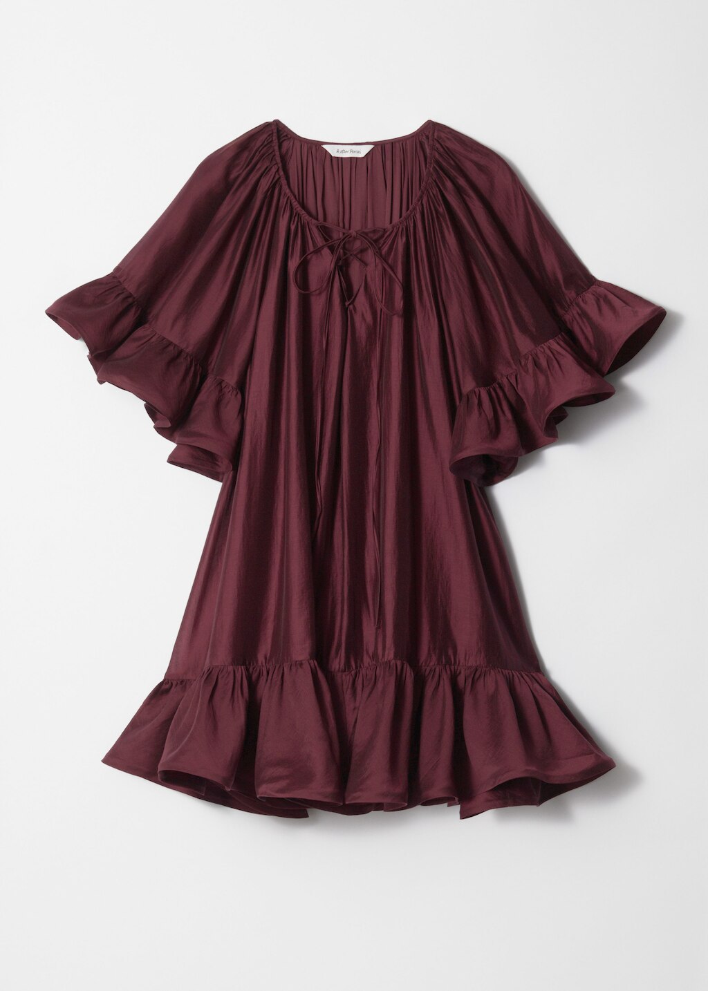 & Other Stories RUFFLE MINI DRESS