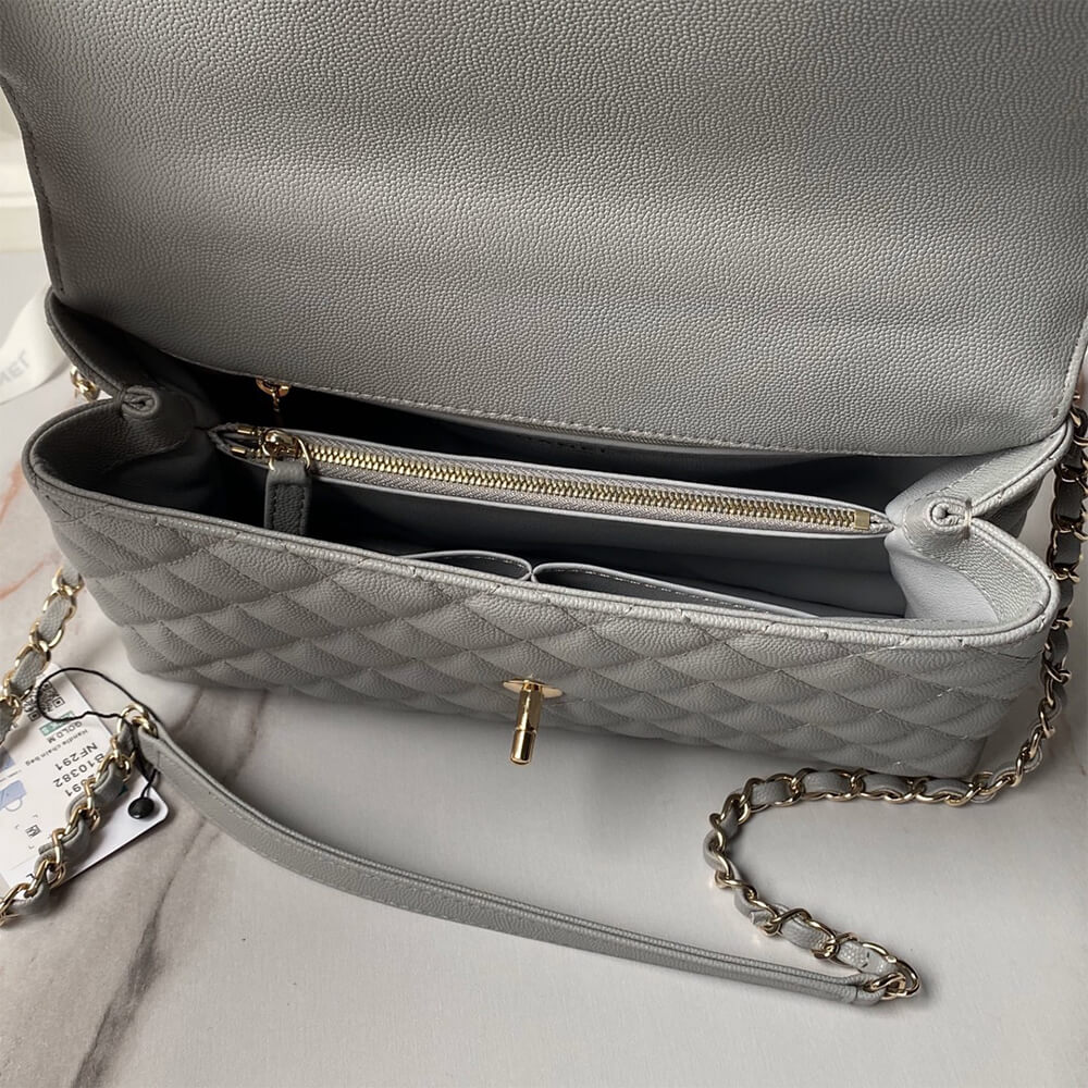 CHANEL Large Flap Bag With Top Handle(high-end grade) - Top Club