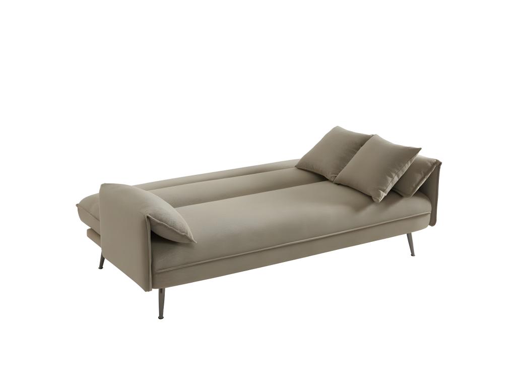 Sofá convertible de 3 plazas beige