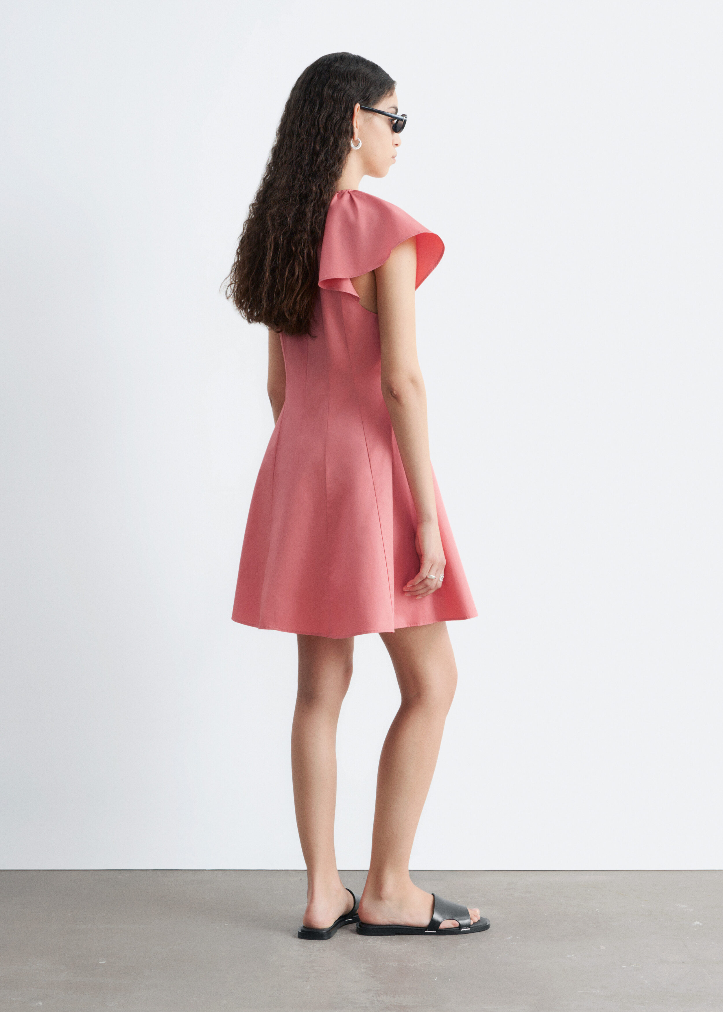 & Other Stories FLARED MINI DRESS