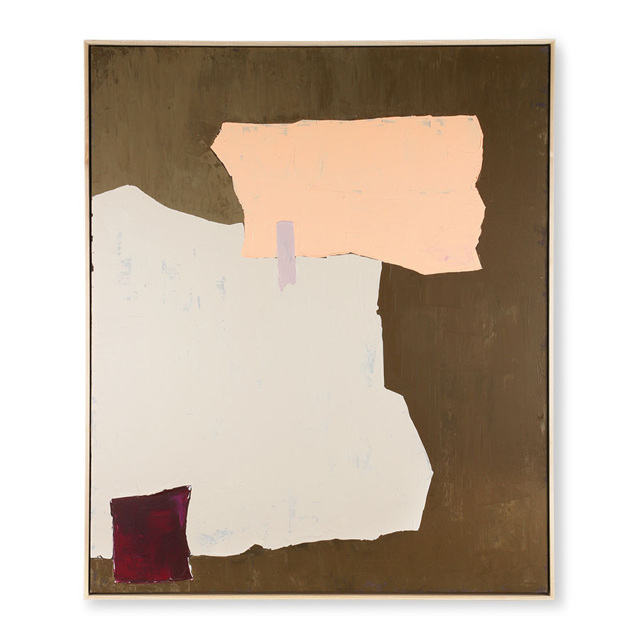Schilderij Abstract Mustard/Nude