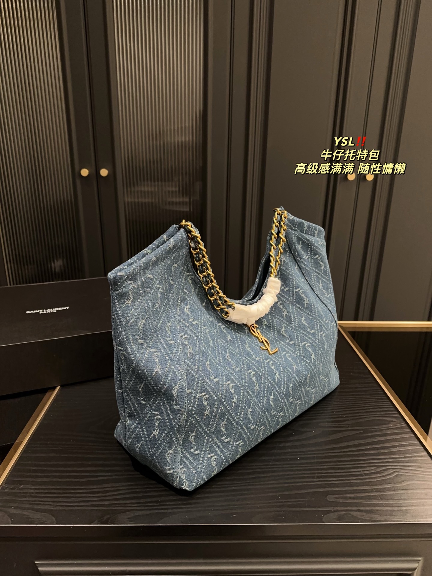 Y new arrival denim tote bag size: 39*35 cm - Top Club