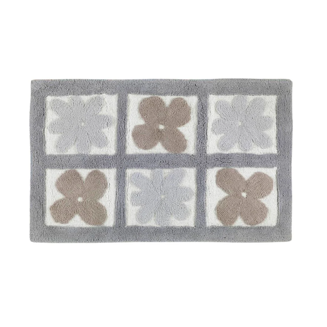 Tappeto Arredo In Cotone Marrakech 70X110 Grigio Carrara