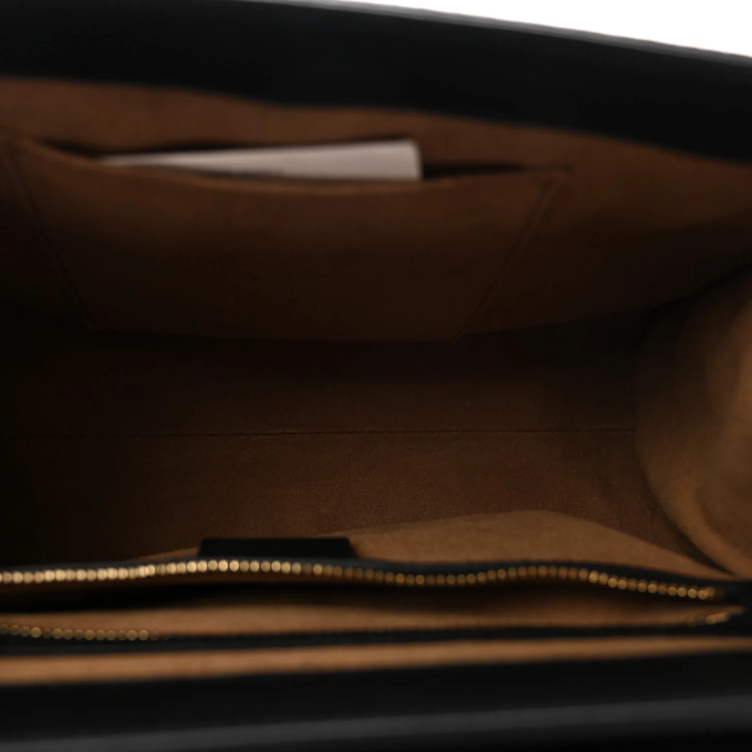 GG Supreme Monogram Calfskin Small Padlock Top Handle Bag Beige Black Cuir - Top Club