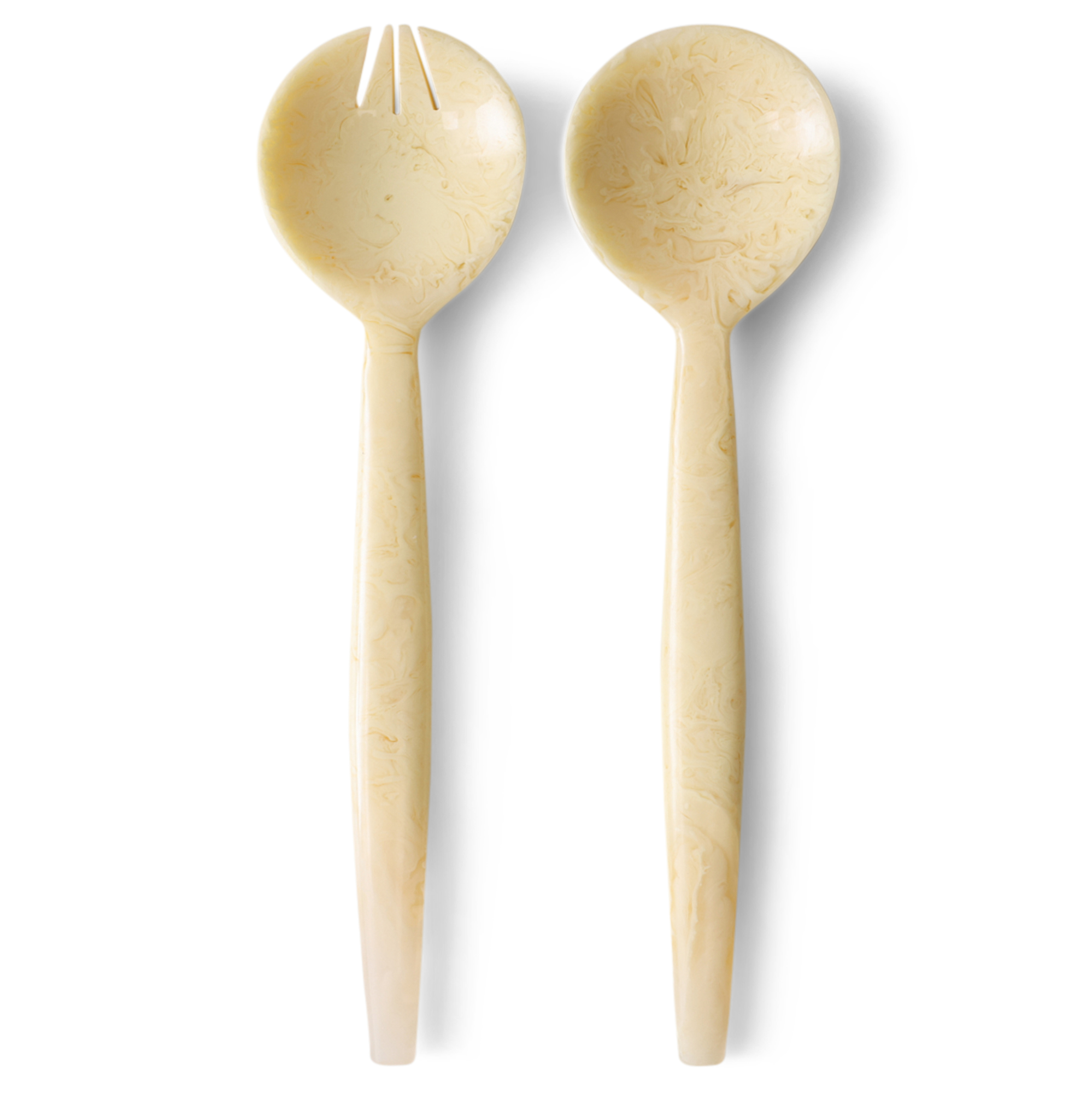 Saladebestek vanilla - set van 2