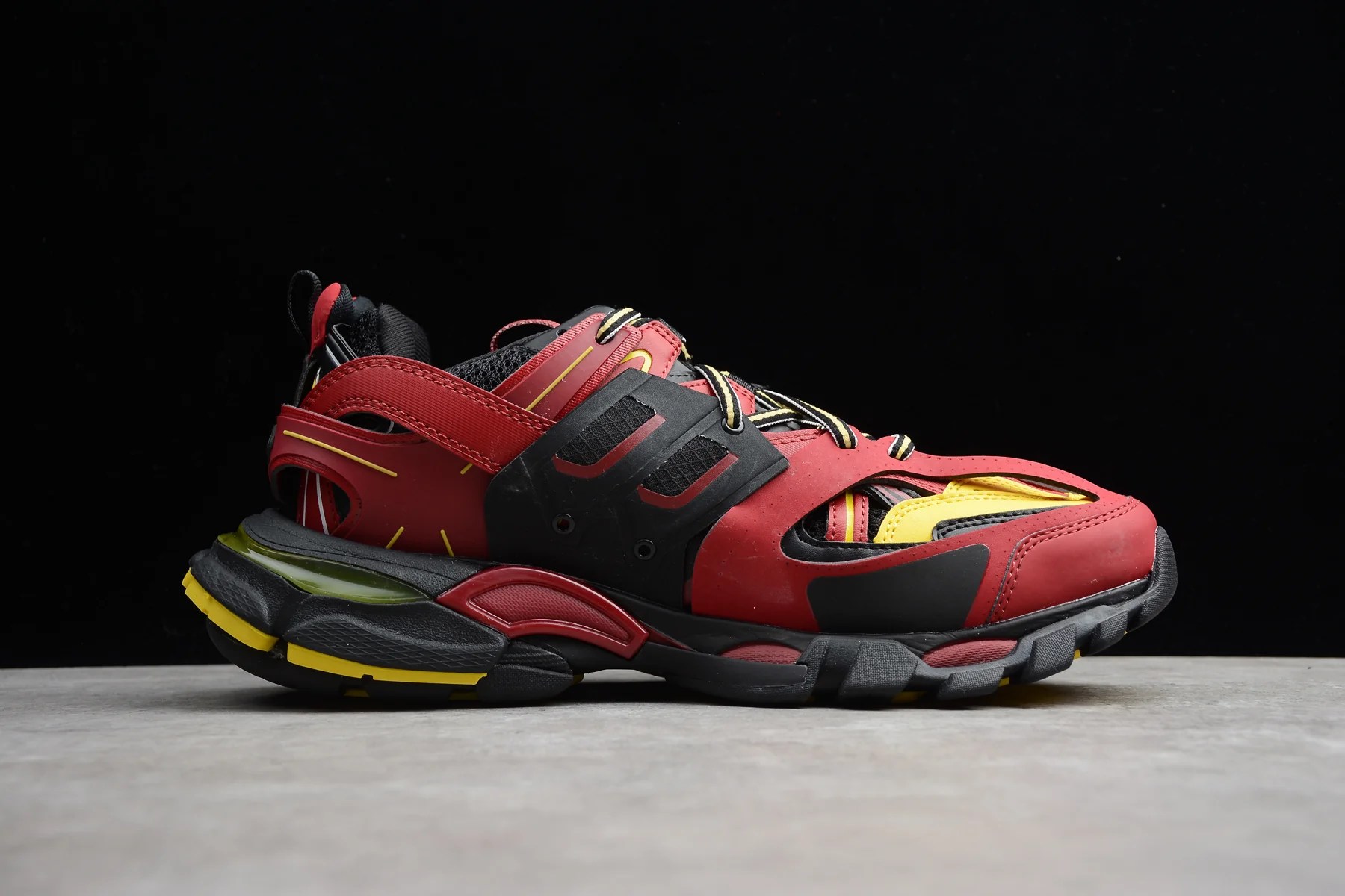 Balenciaga Track Trainers – Burgundy Black - Sneaker Replica Workshop
