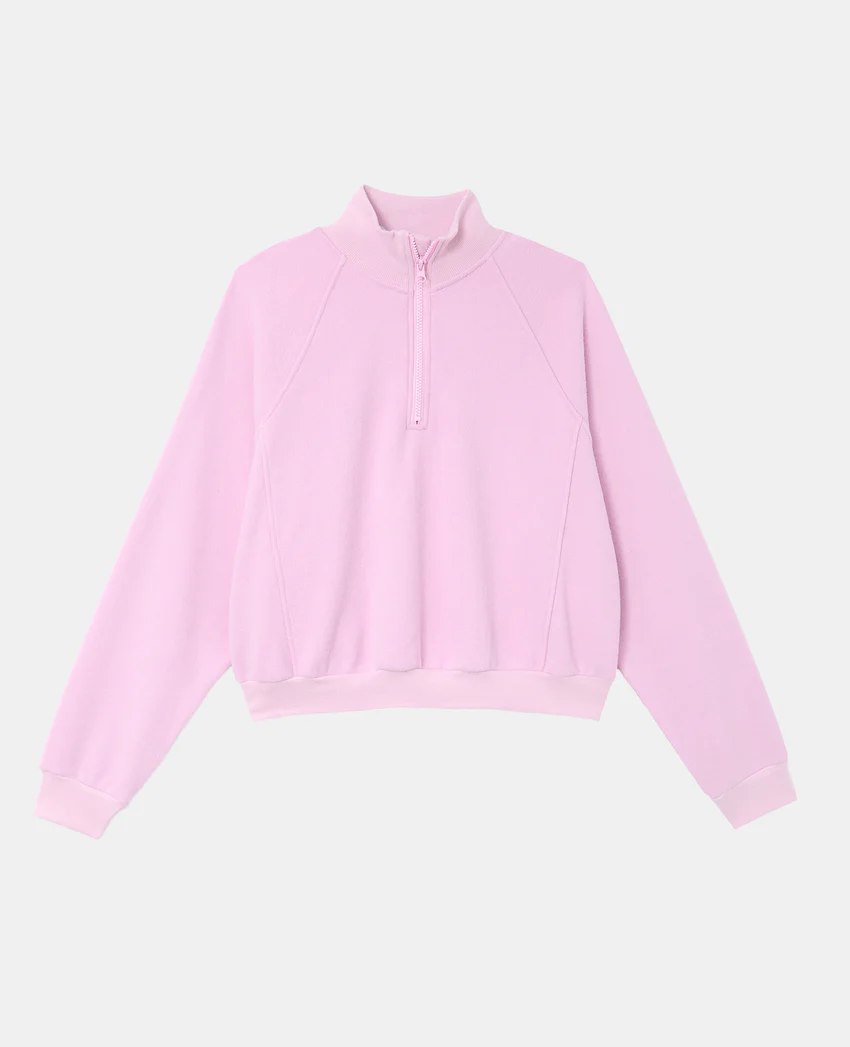 Pimkie Sweat col zippé en molleton gratté