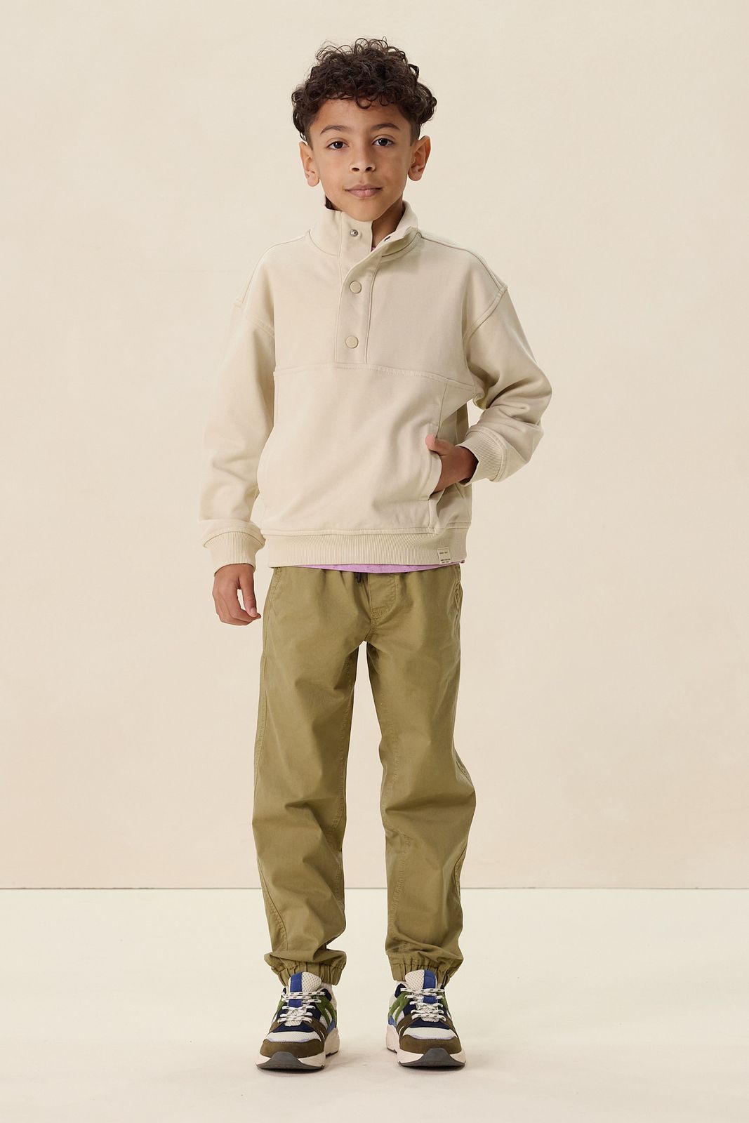 Beige turtle neck sweater