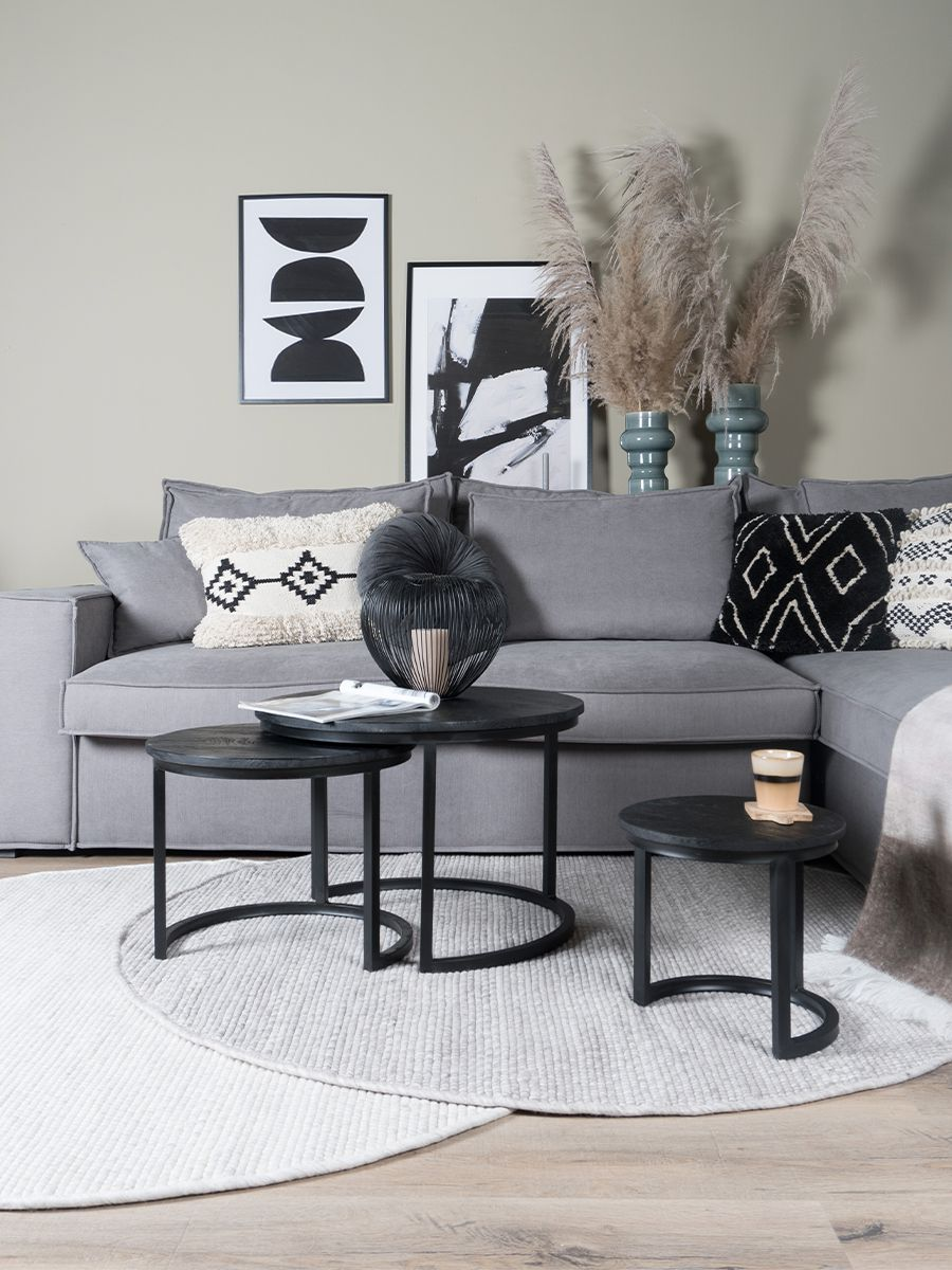 Vloerkleed Pebbel 815 - Rond ø160 cm