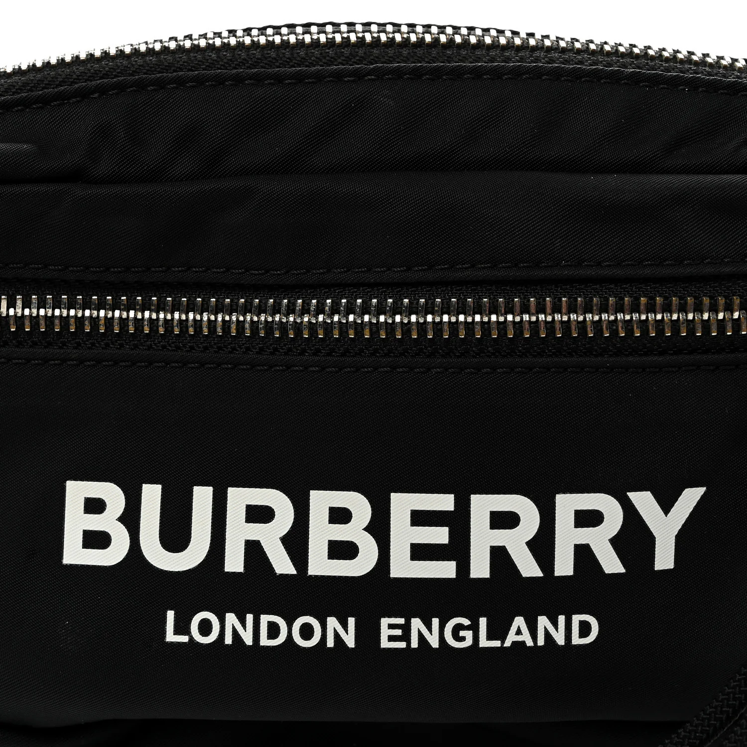 Econyl Logo Print Small Cannon Bum Bag Black - Top Club