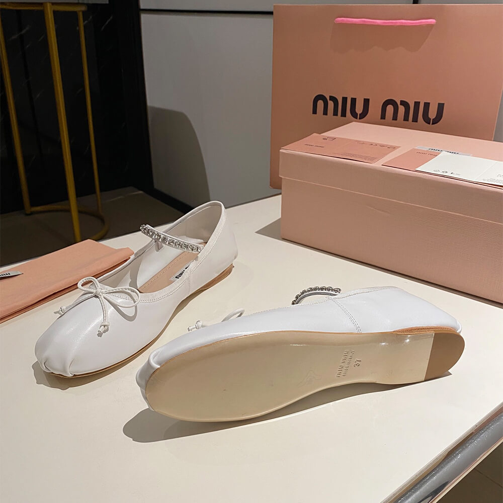 MiuMiu Leather ballerinas - Top Club