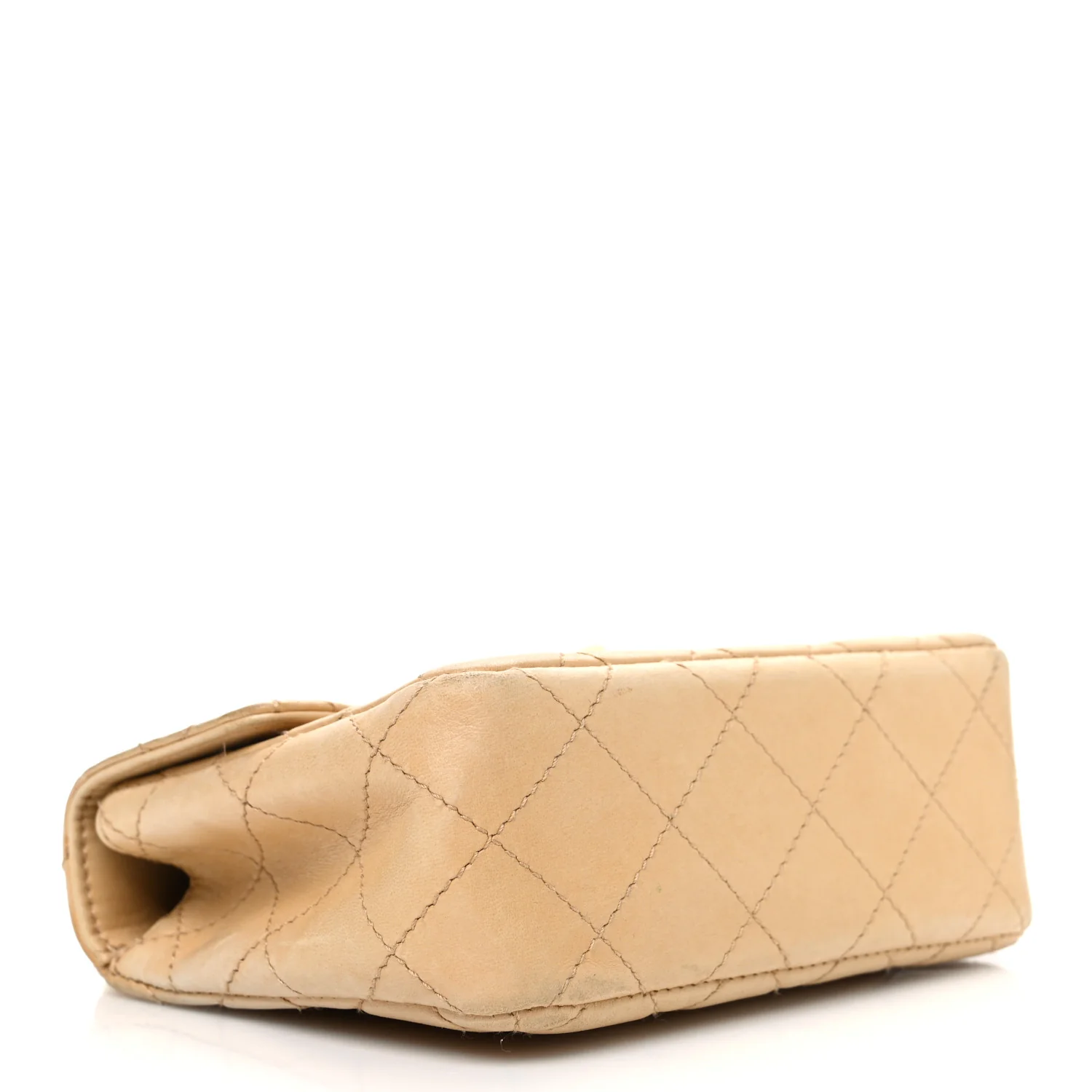 Lambskin Quilted Bekko Resin Mini Square Flap Beige - Top Club
