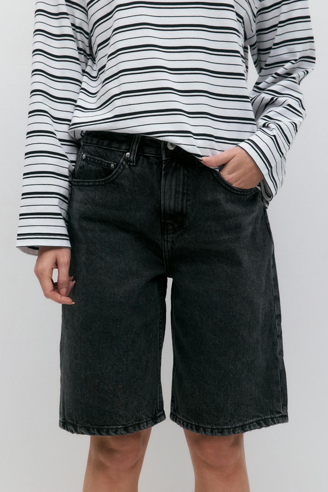 Gina Tricot baggy denim shorts