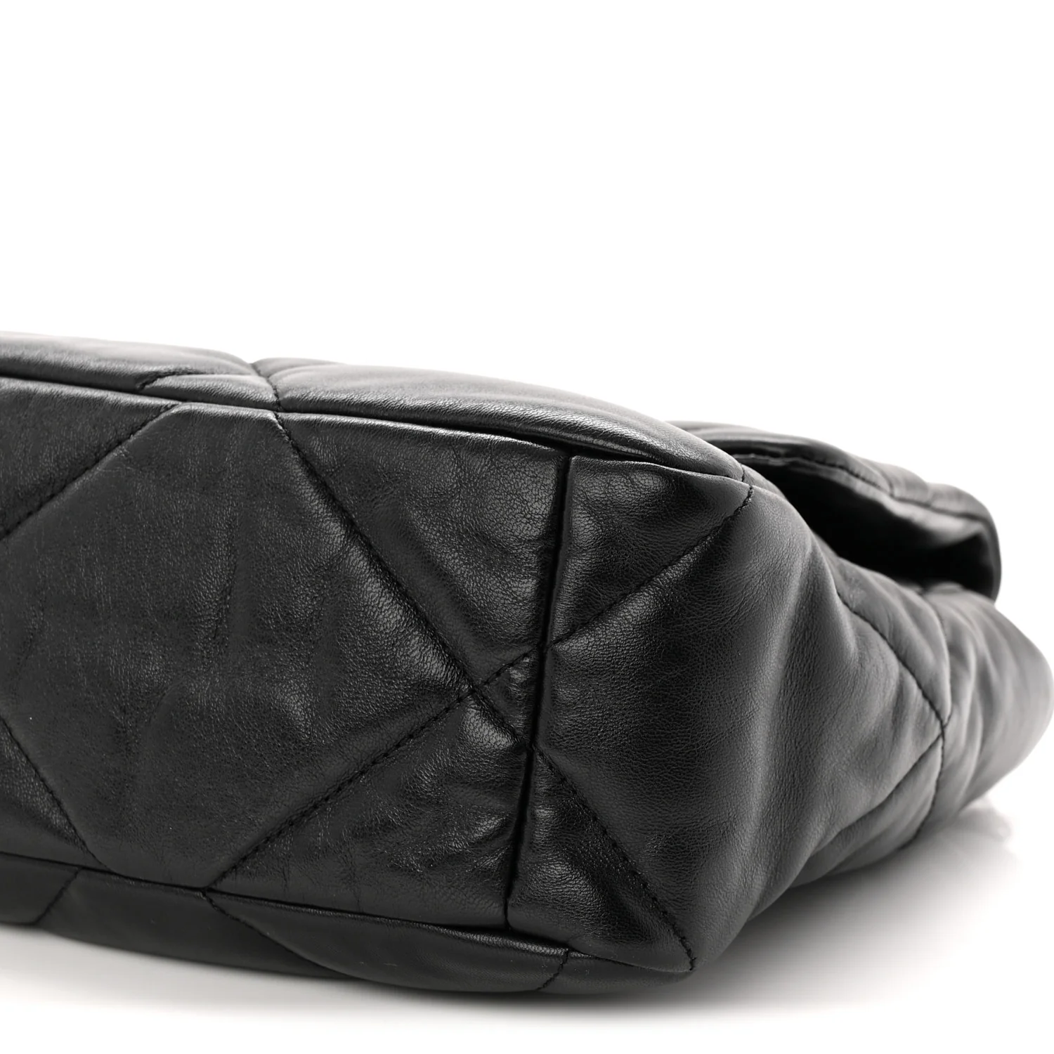 Goatskin Quilted Large Chanel 19 Flap Black - Top Club