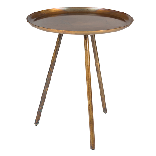 Bijzettafel Frost koper