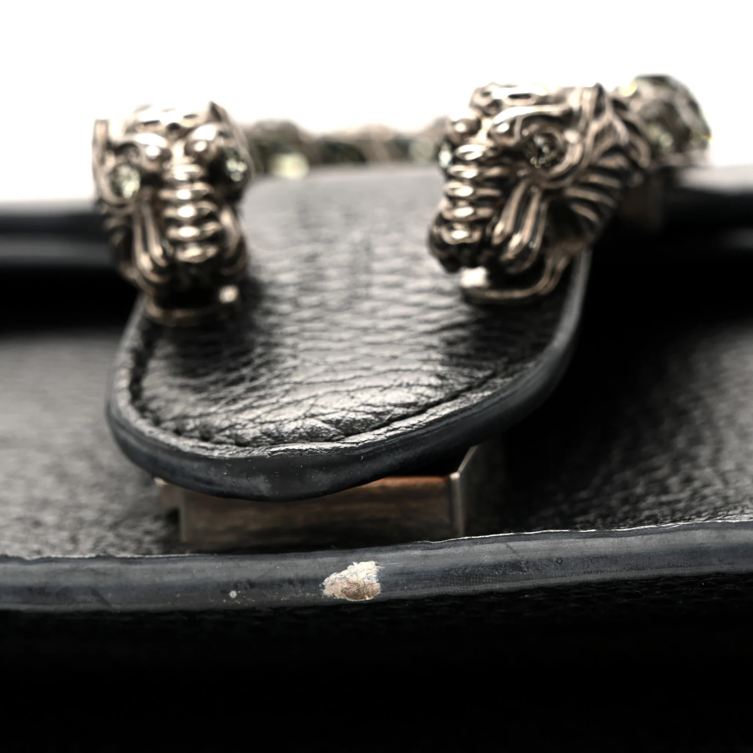 Pebbled Calfskin Small Dionysus Shoulder Bag Black - Top Club