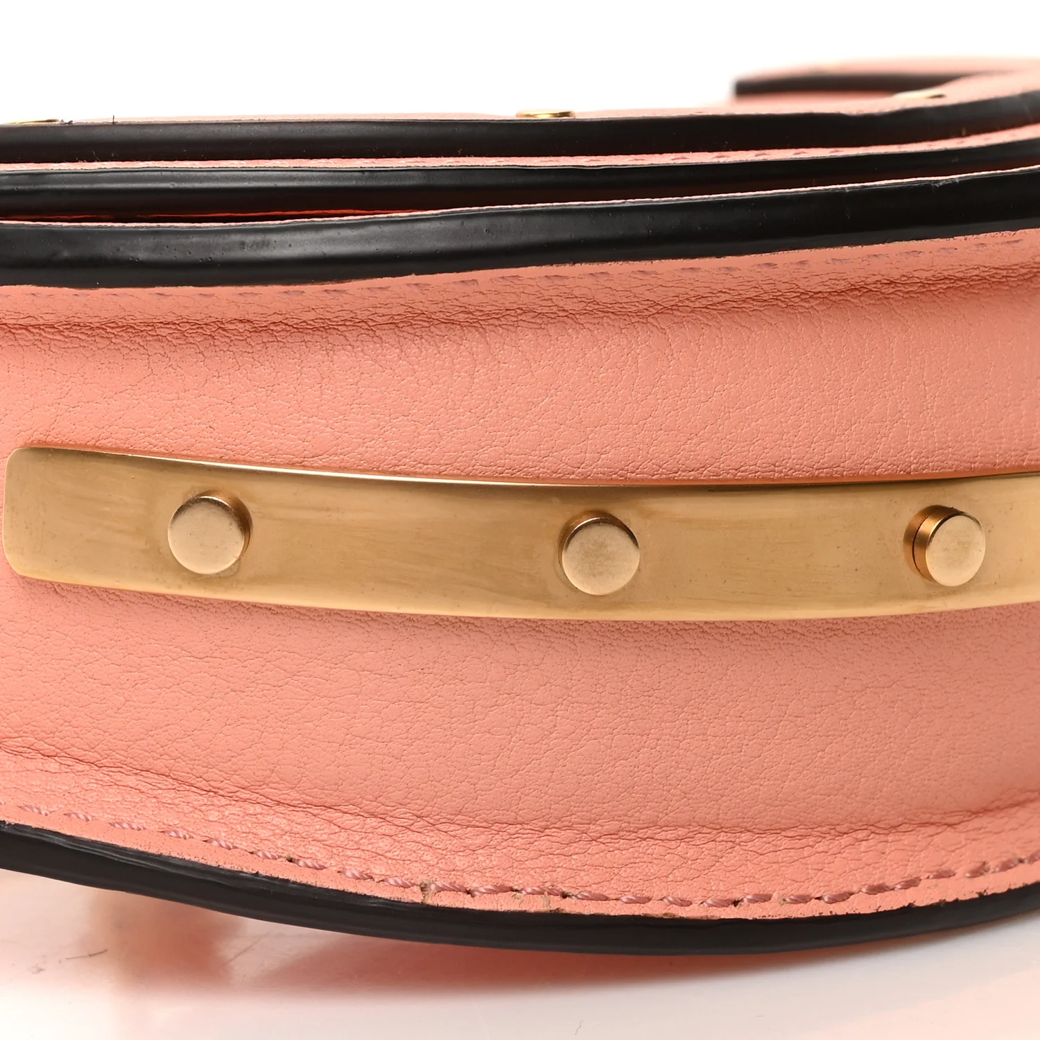 Calfskin Small Nile Bracelet Minaudiere Bag Ideal Blush - Top Club