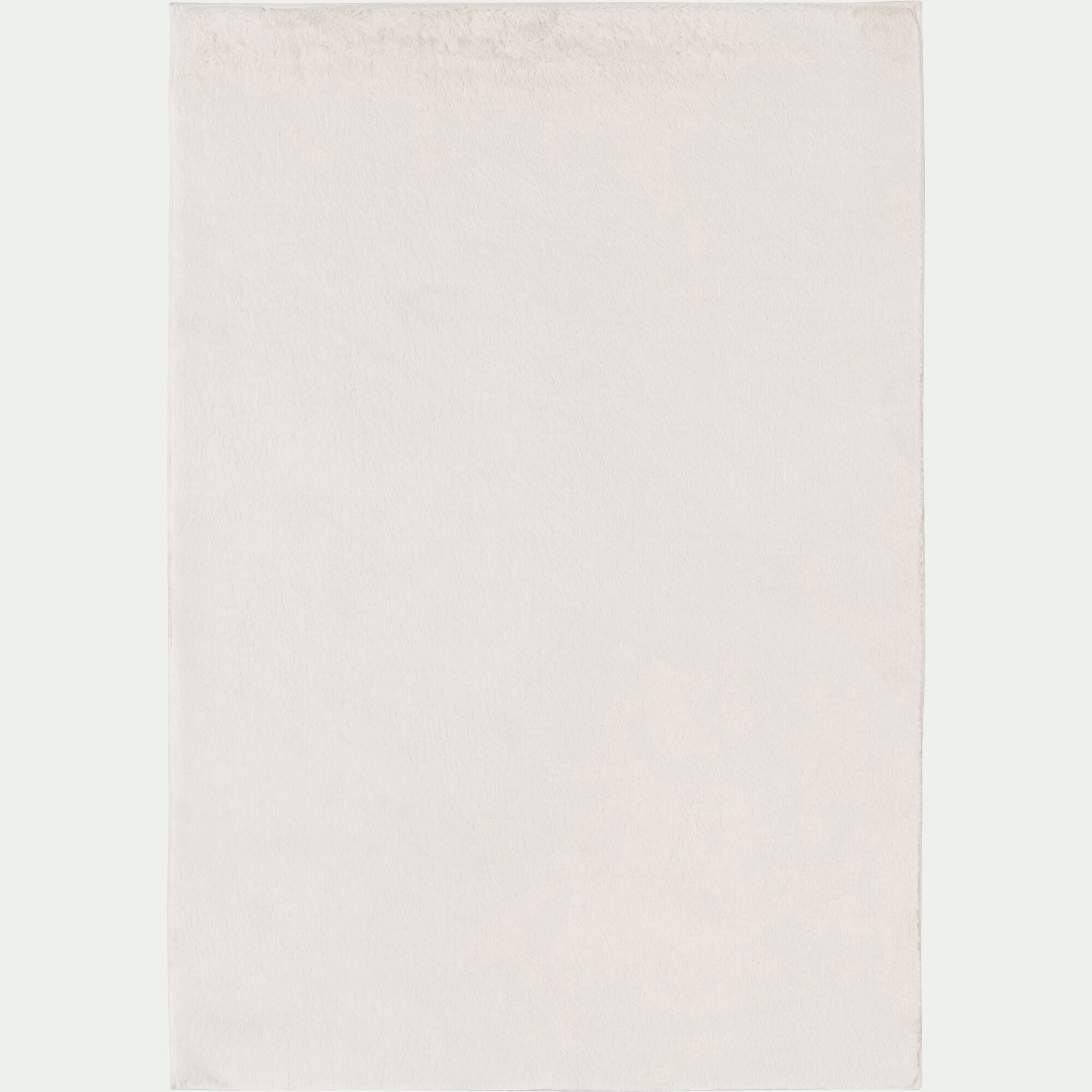 ROBIN - Tapis imitation fourrure - blanc ventoux 150x200cm