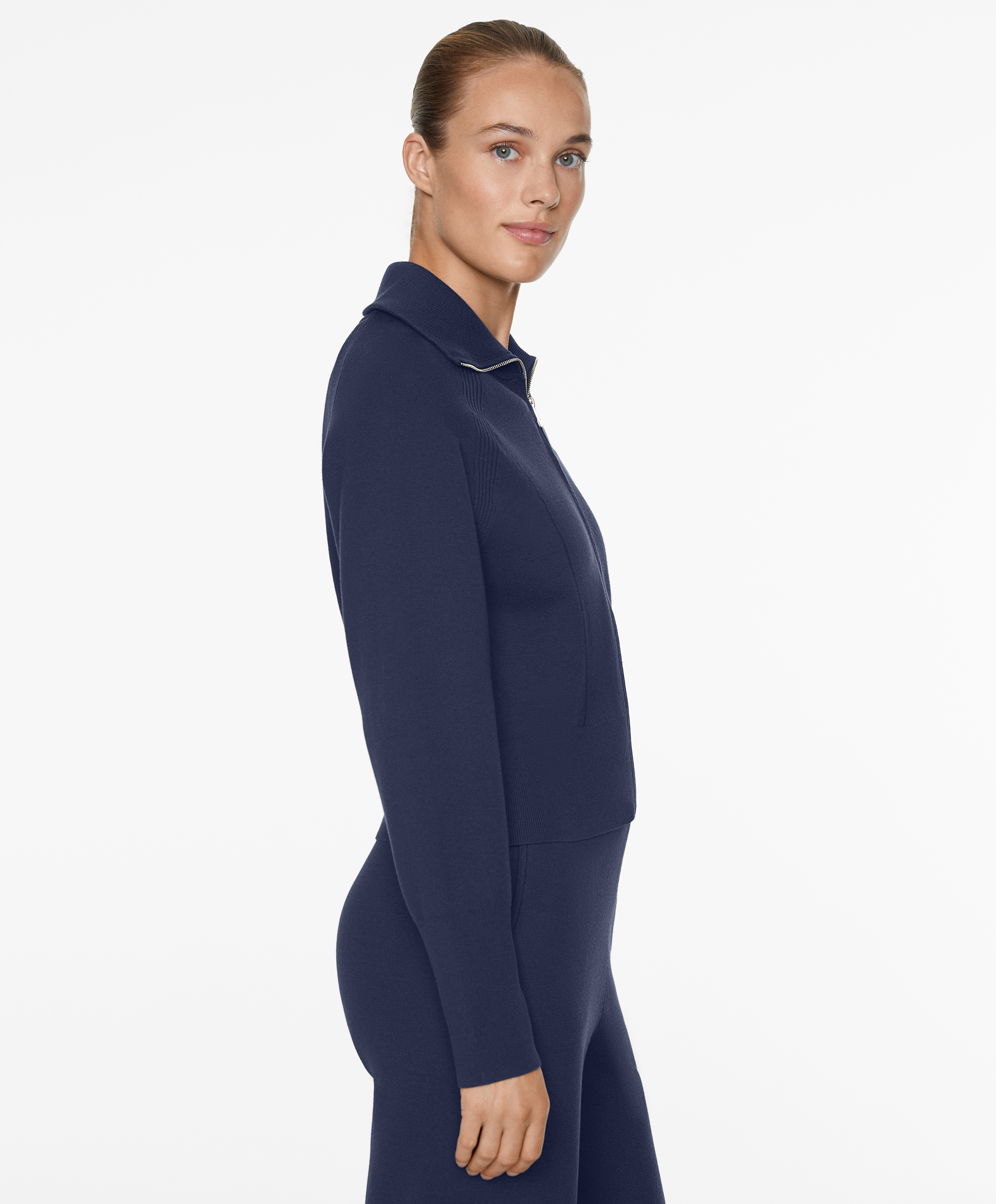 OYSHO Milano knit zip-through jacket