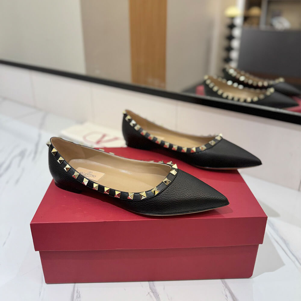 VALENTINO ROCKSTUD BALLET FLAT - Top Club