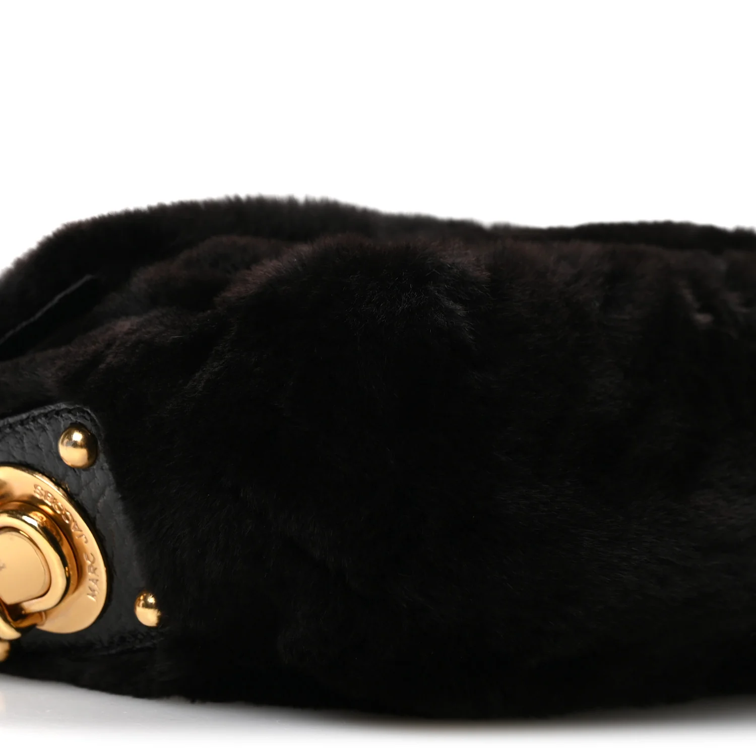 Faux Fur Clutch Black - Top Club