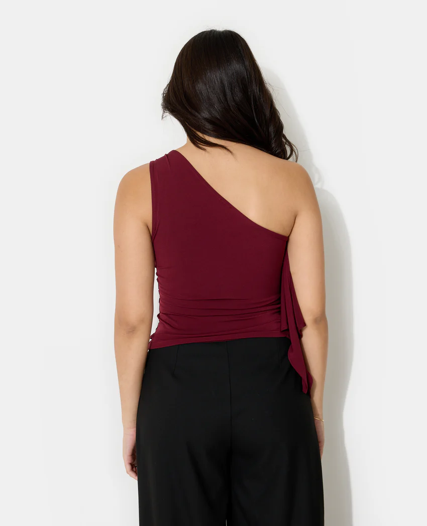 Pimkie Top asymétrique avec détail bijou et drapés