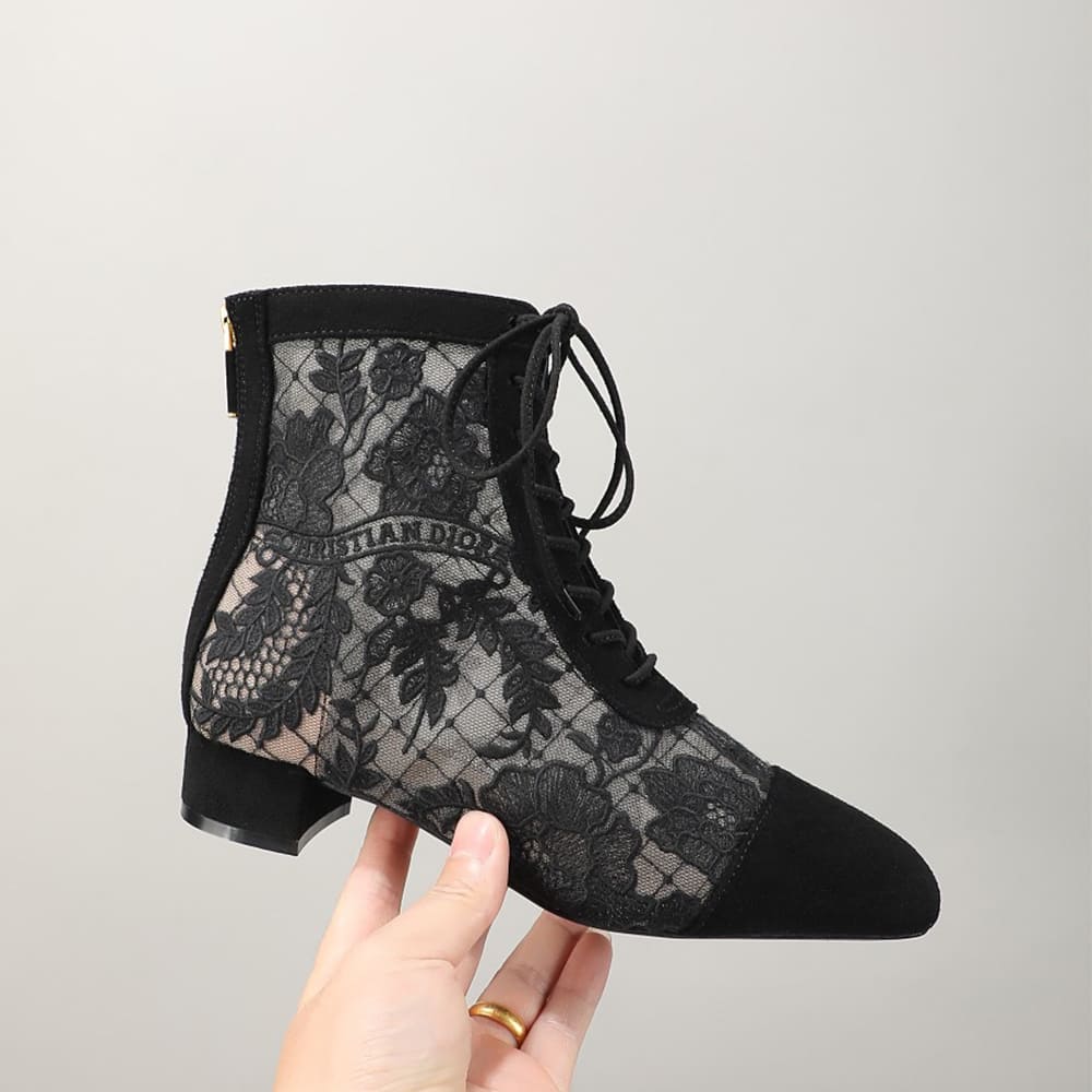 DIOR Naughtily-D Heeled Ankle Boot - Top Club
