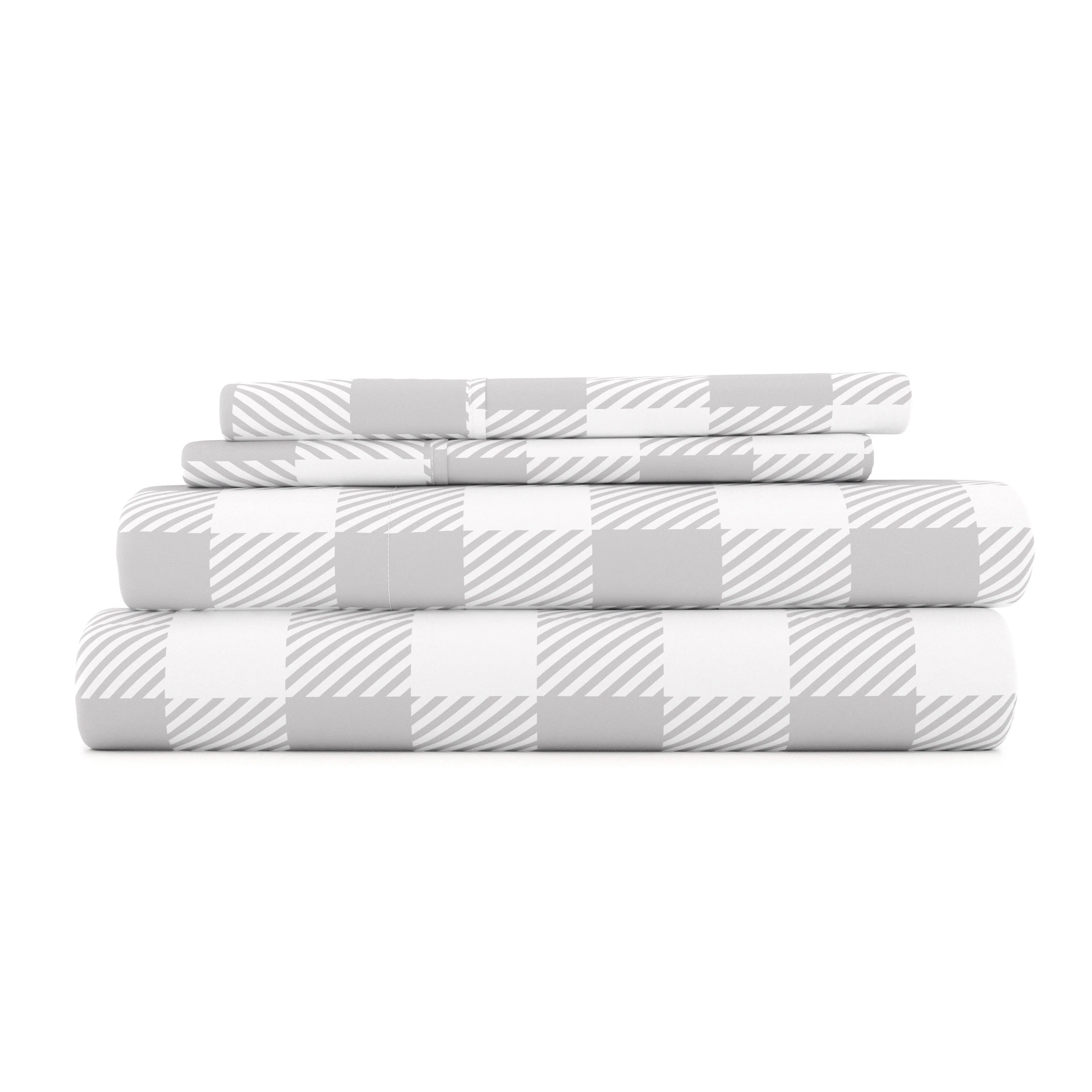 Country Plaid Pattern 4-Piece Sheet Set (Sale)