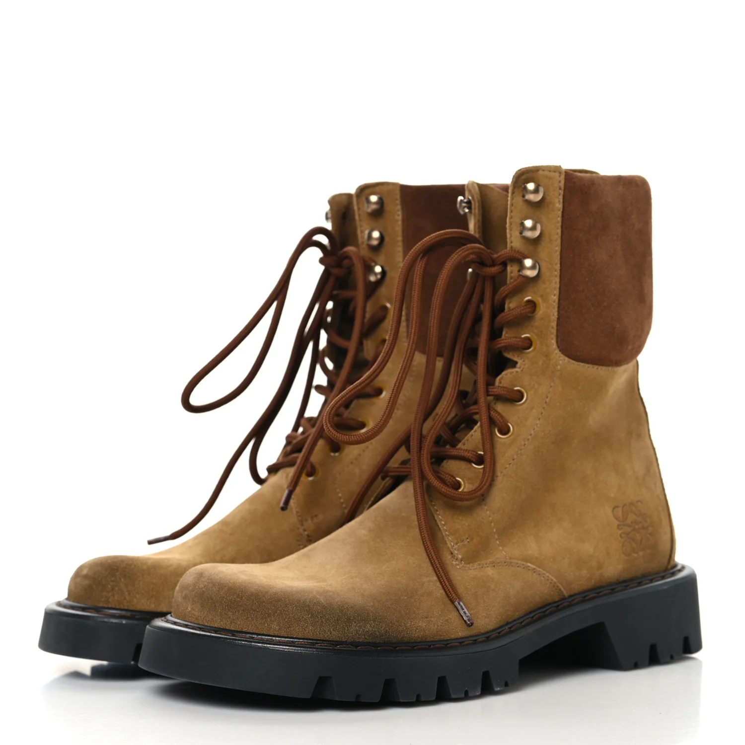 Suede Mens Sierra Combat Boots 40 Tobacco Brown - Top Club