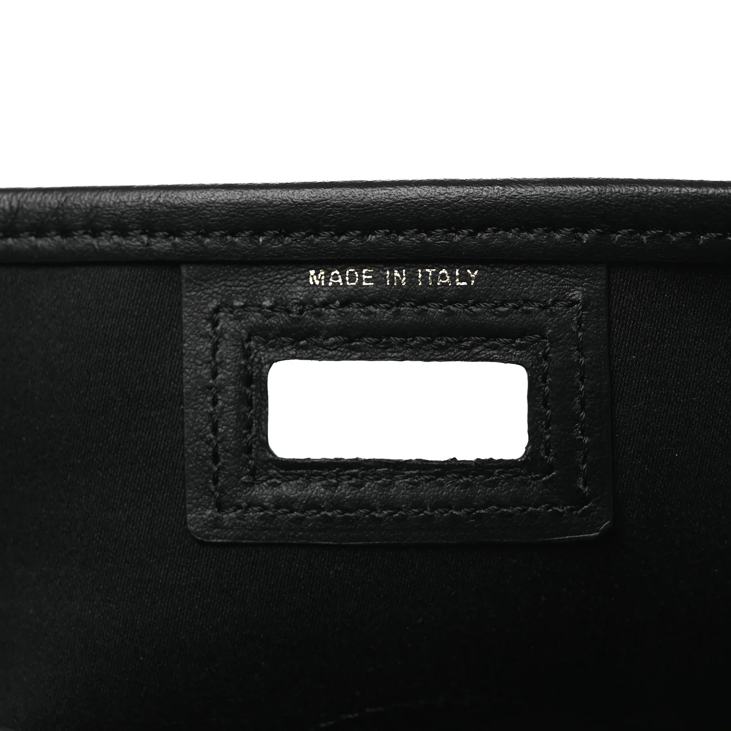 Glazed Fabric Vitello Century FF 1974 Stamp Patch Mini Peekaboo Defender Cover Mogano Panna Black - Top Club