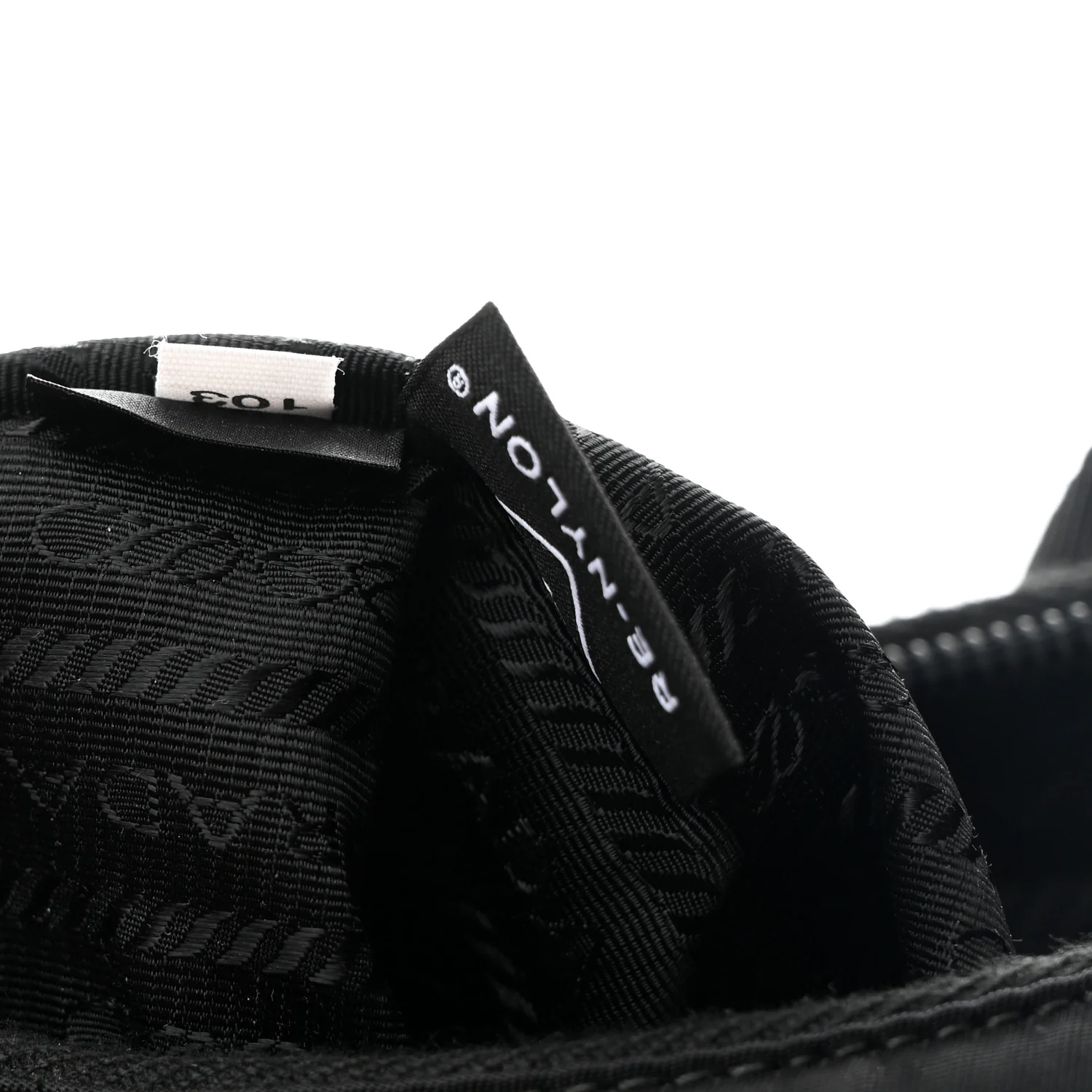 Tessuto Nylon Mini Re-Edition 2000 Bag Black - Top Club