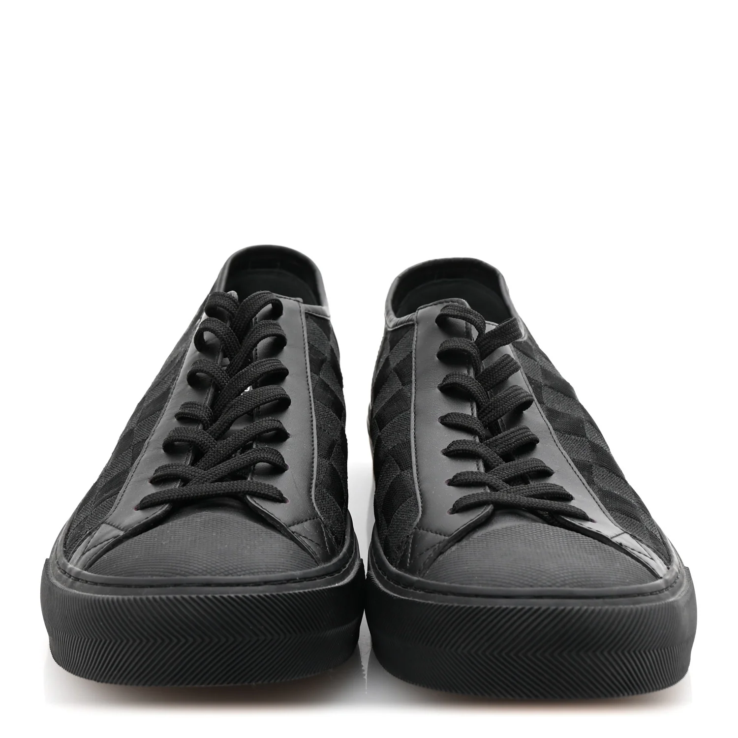 Canvas Calfskin Damier Mens Tattoo Sneakers 9 - Top Club
