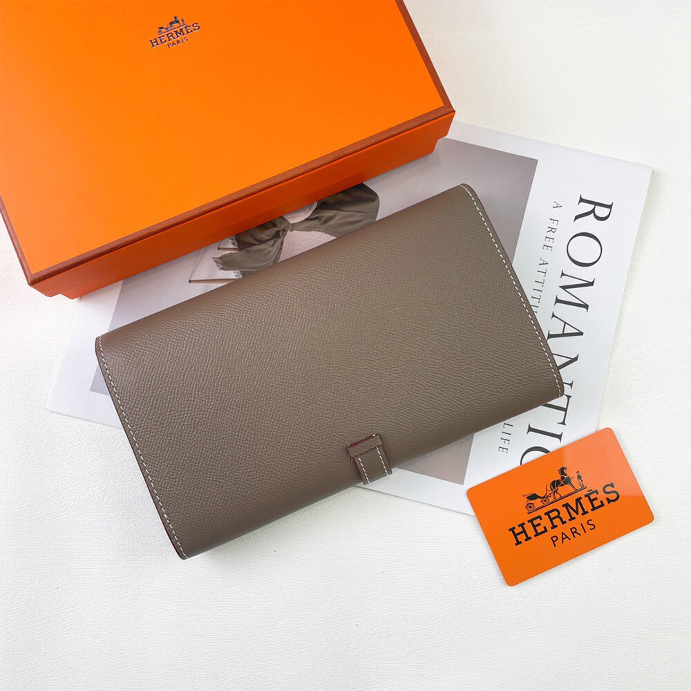 HERMES New H Passant Toutenmain wallet(HIGH-END GRADE) - Top Club