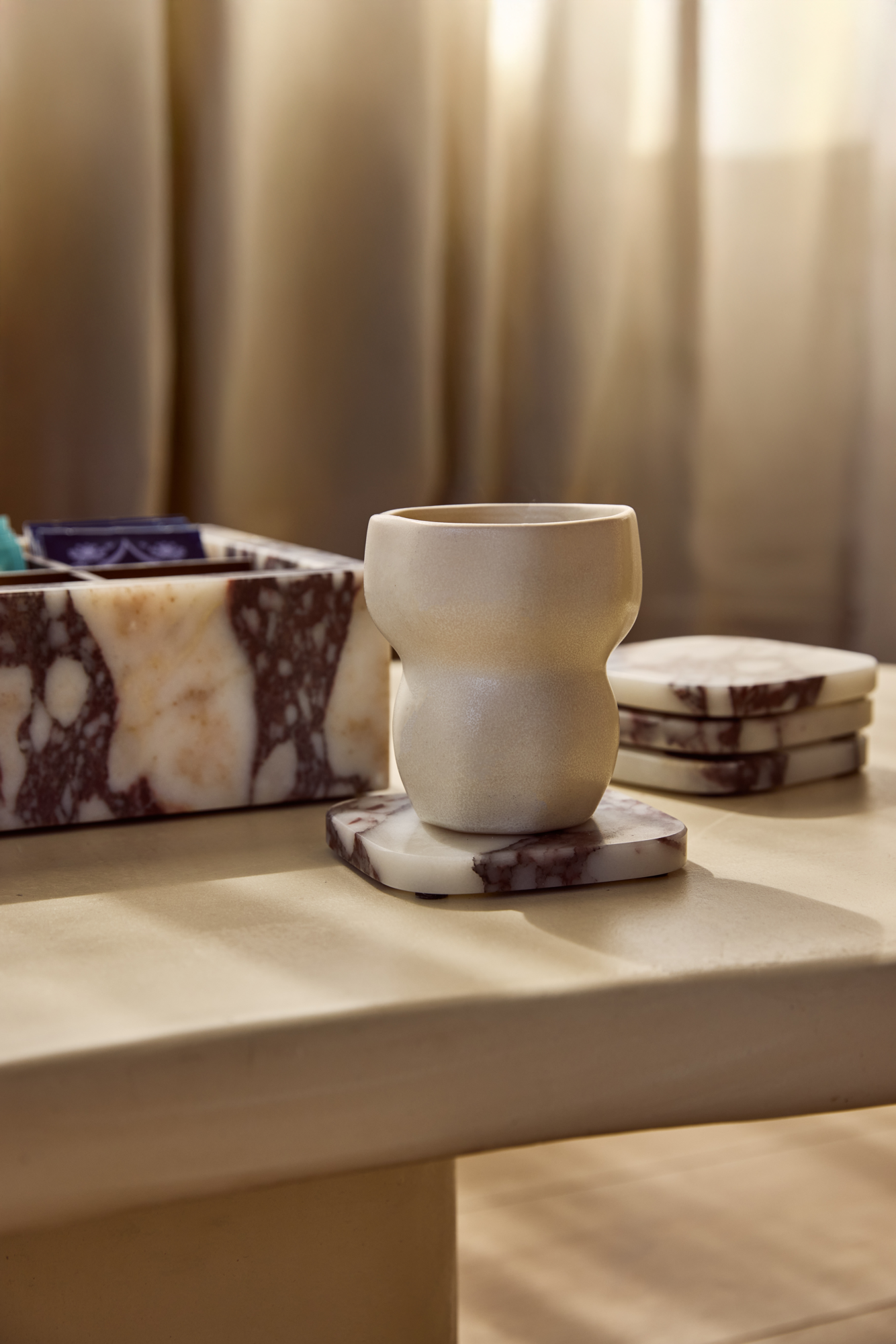 Onderzetter Calacatta - set van 4
