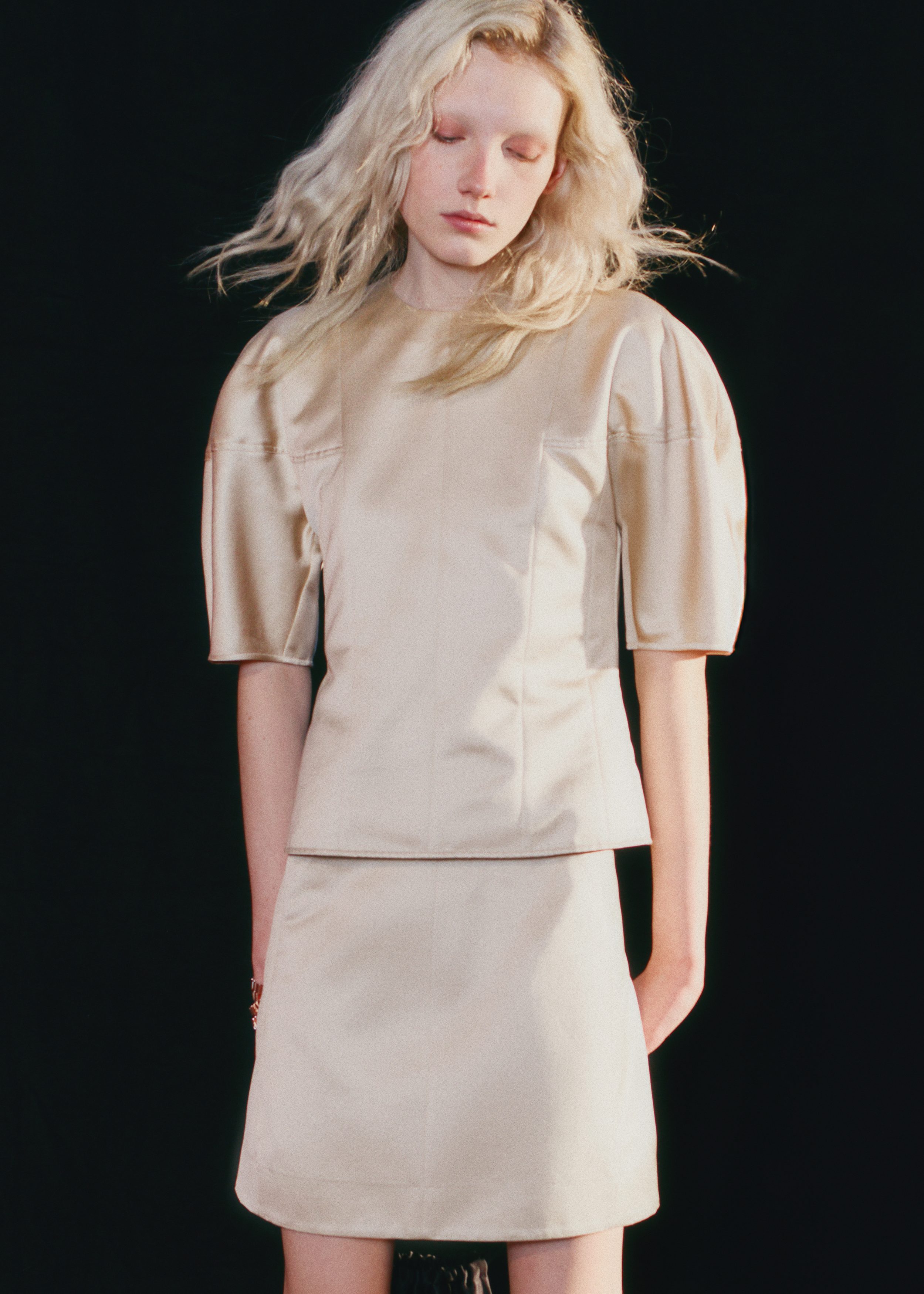 & Other Stories SATIN MINI SKIRT
