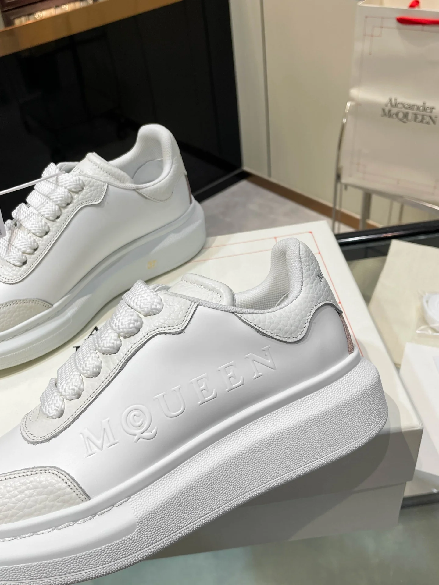 McQueen Oversized Sneakers Unisex Stylish And Comfortable Footwear - Sneaker Replica Workshop