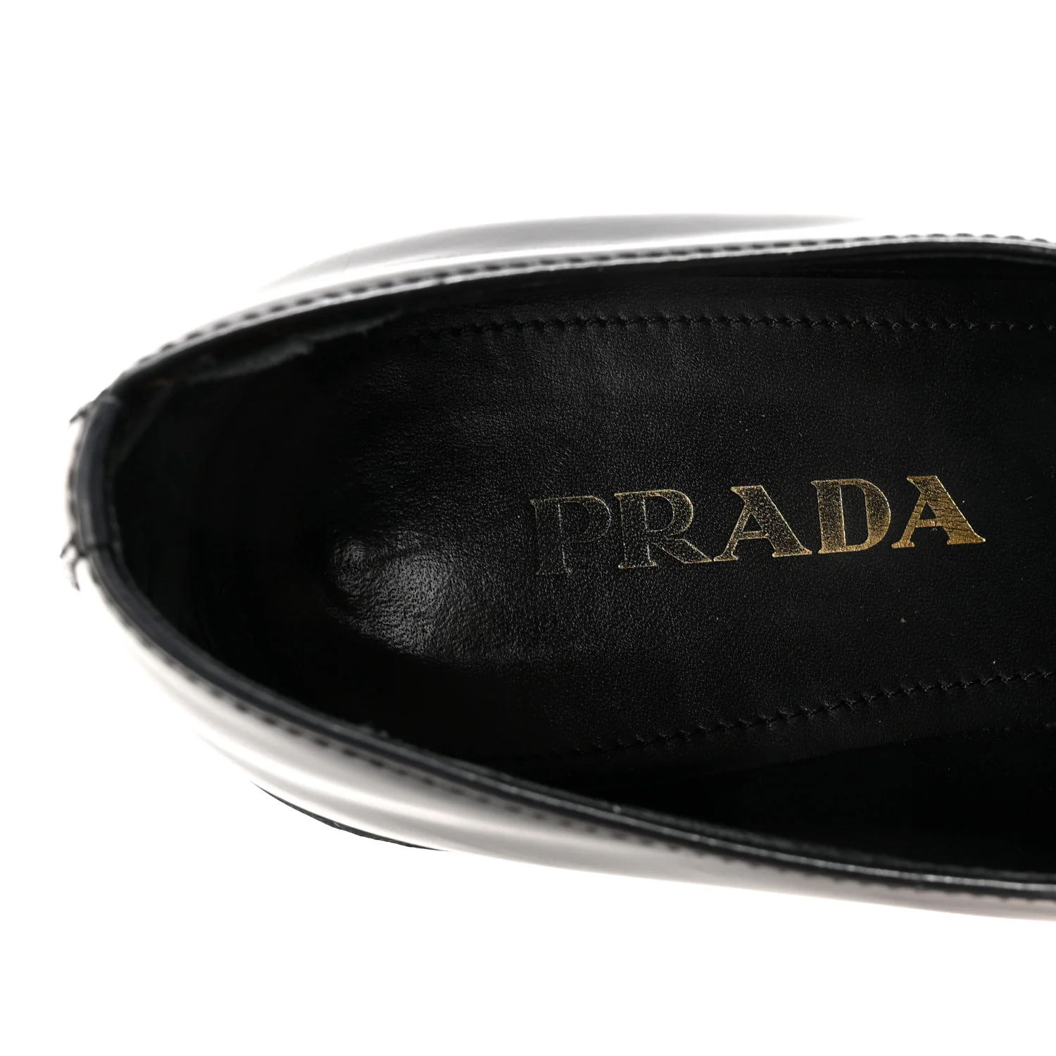 Spazzolato Metal Triangle Logo 50mm Loafers 40 Black - Top Club