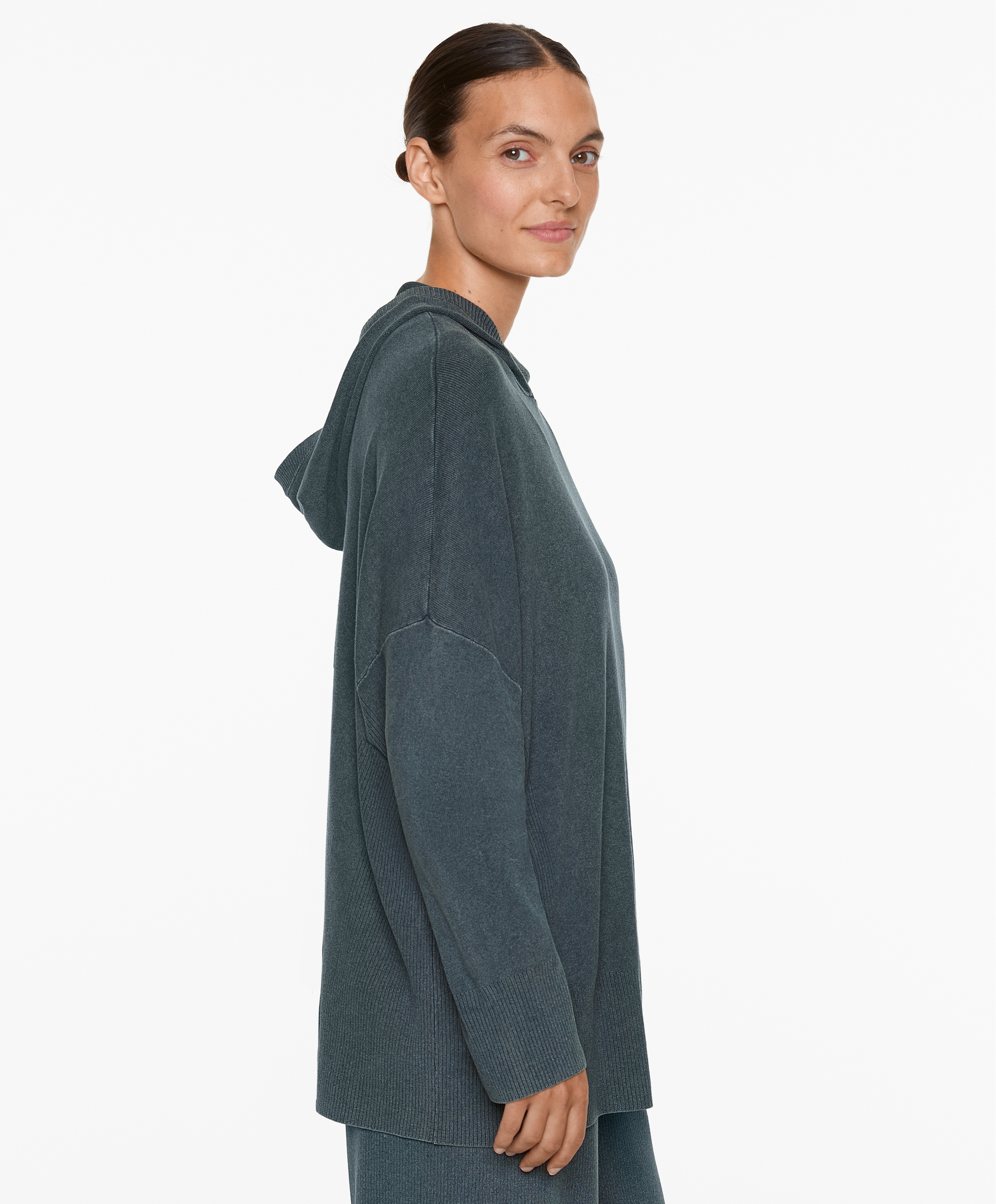 OYSHO Hooded knit sweatshirt