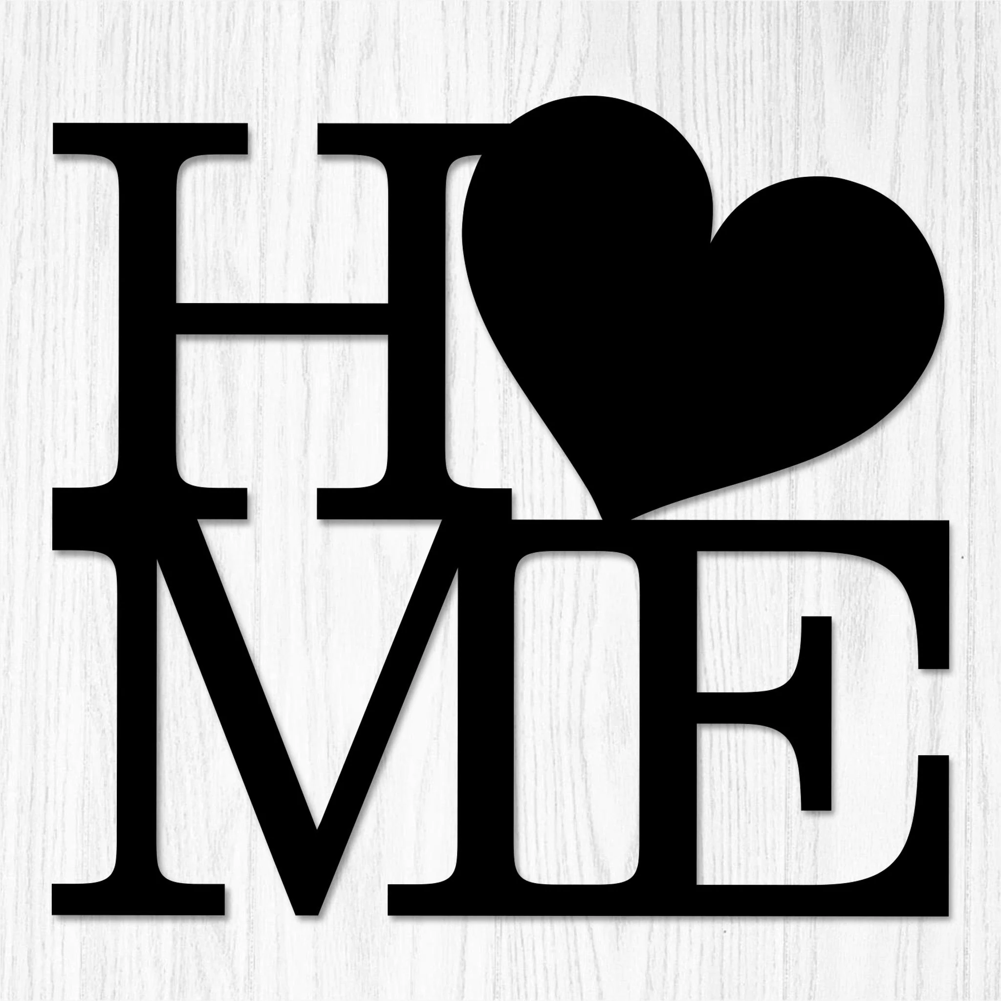 Home With Heart Metal Wall Art - Alvarez Pro Painting LLC