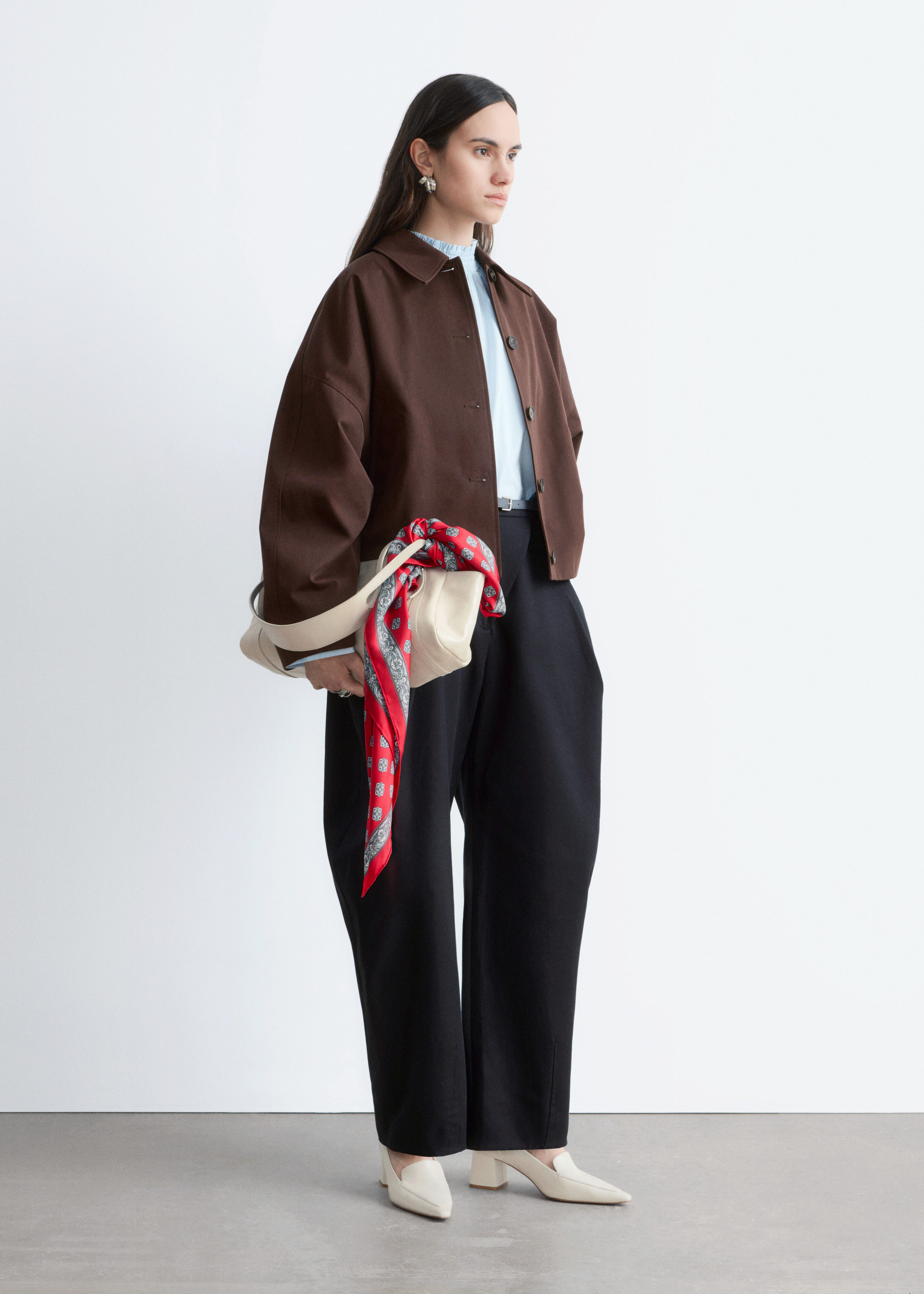 & Other Stories BOXY COTTON JACKET