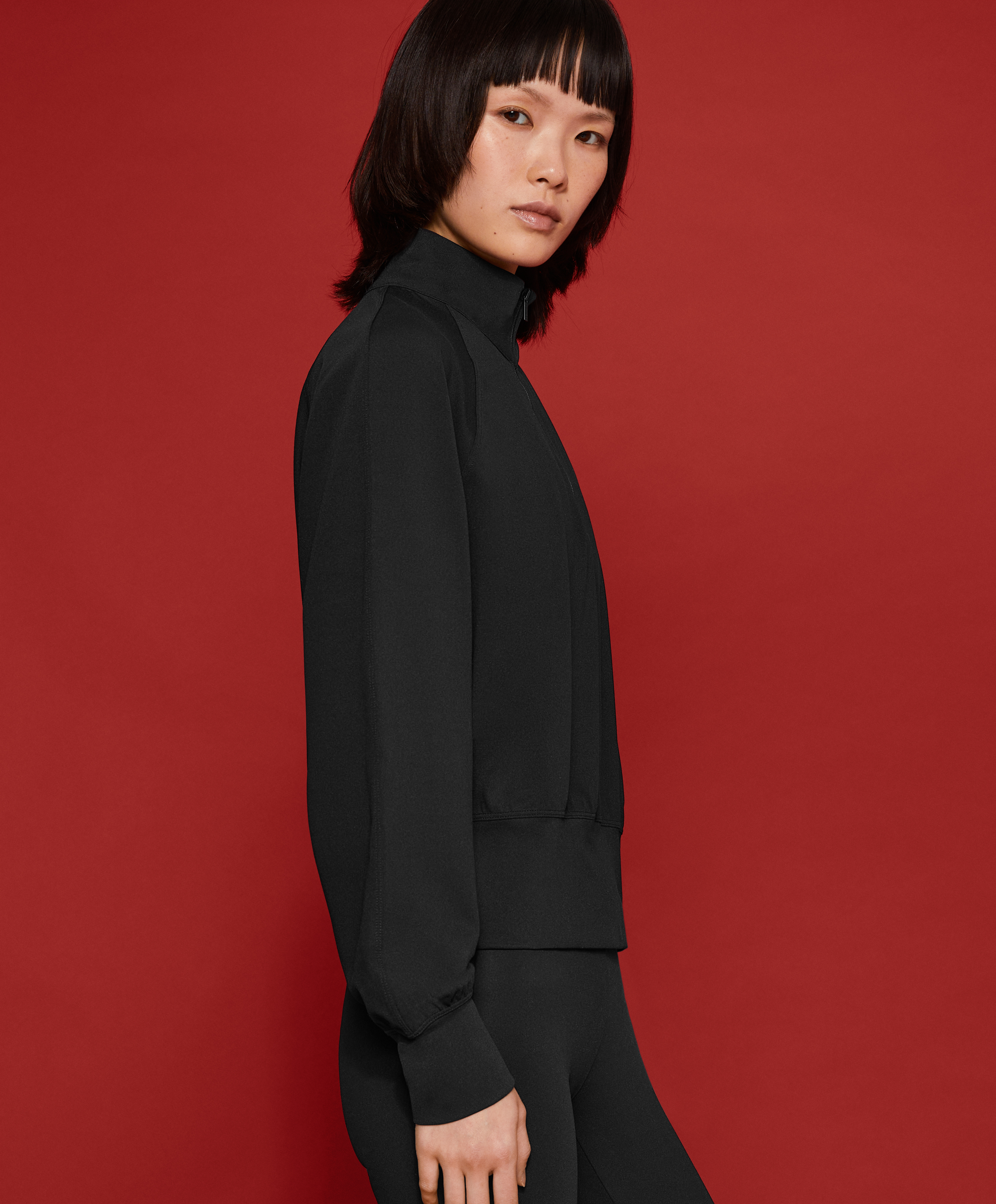 OYSHO Sweatshirt with half-length zip