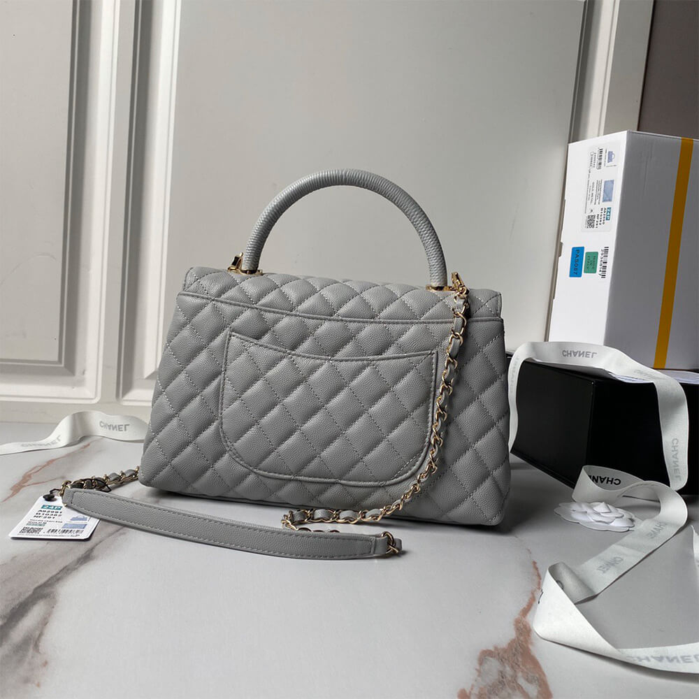CHANEL Large Flap Bag With Top Handle(high-end grade) - Top Club