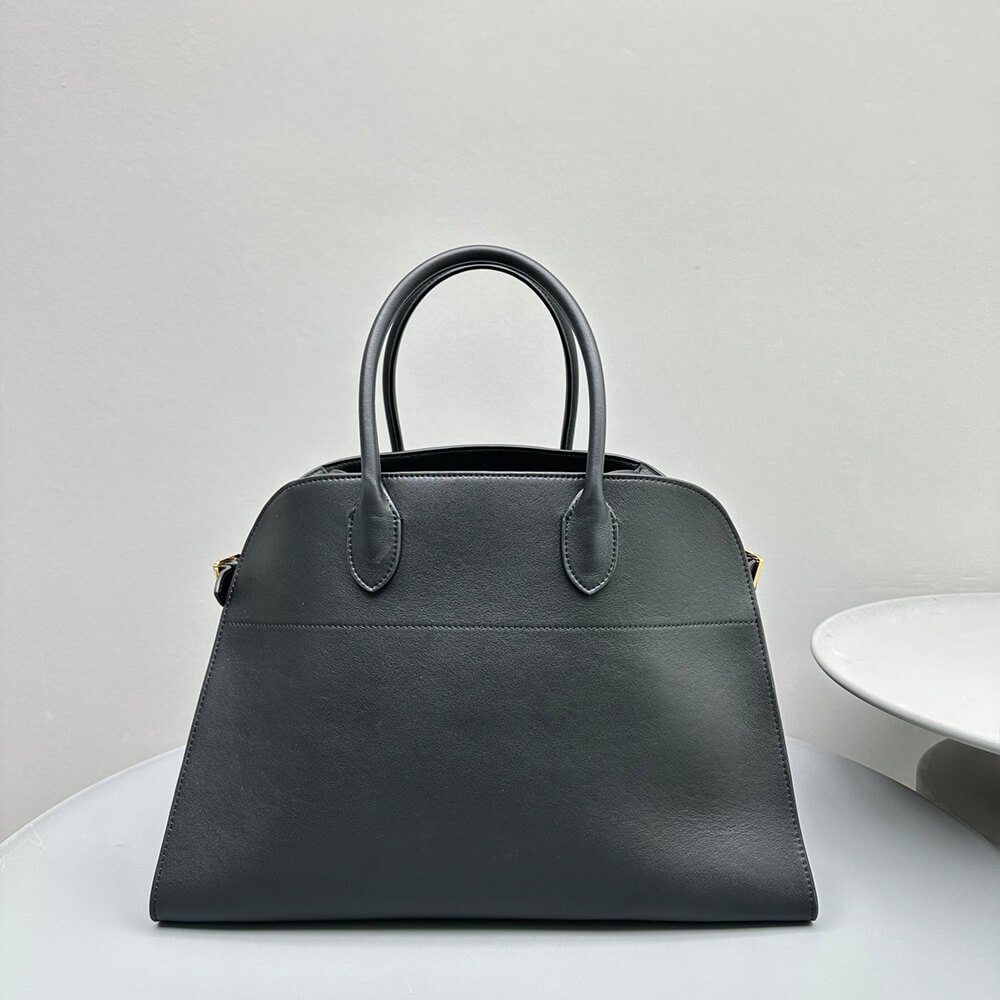 THE ROW  Soft Margaux 15 leather bag(High-end Grade) - Top Club