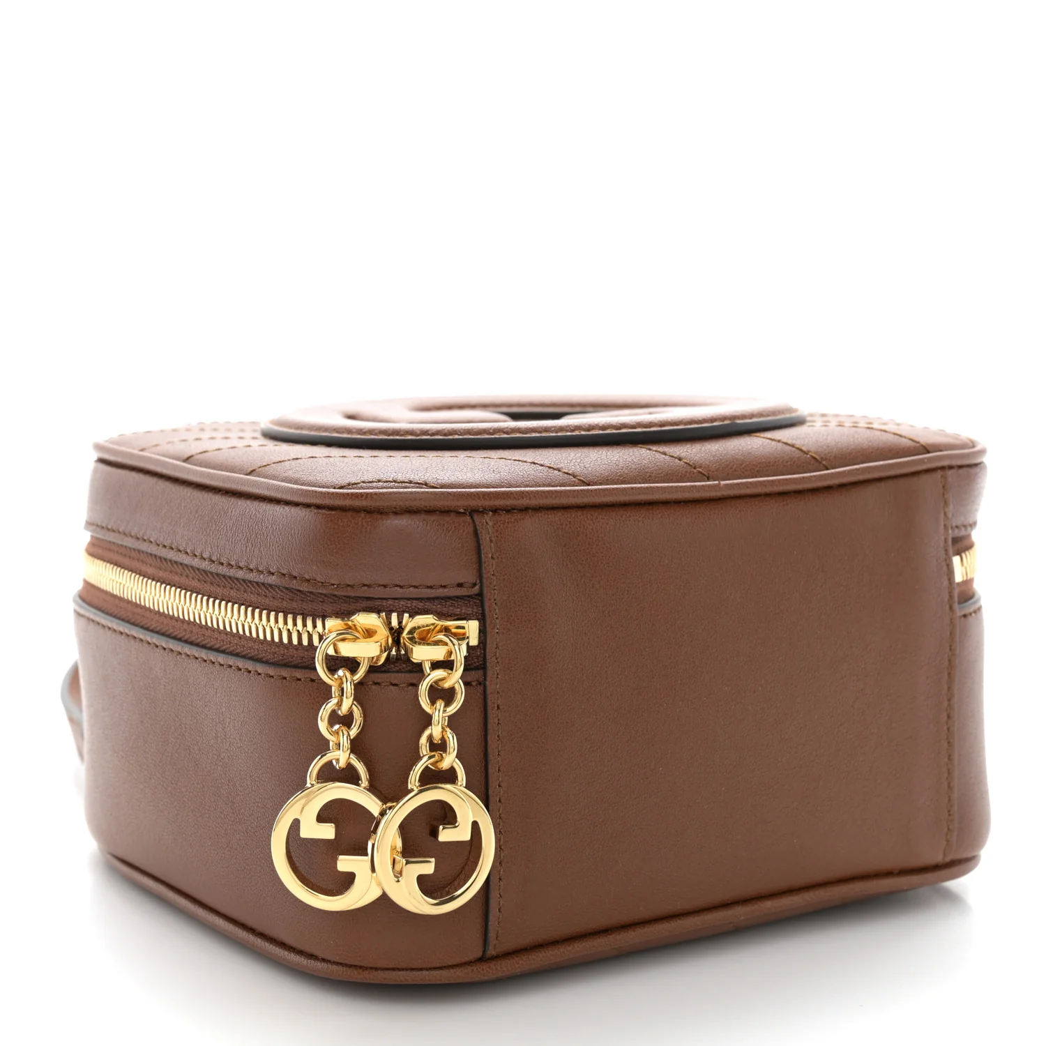 Sakai Be Green Calfskin Diagonal Stitched Blondie Top Handle Bag Cuir - Top Club