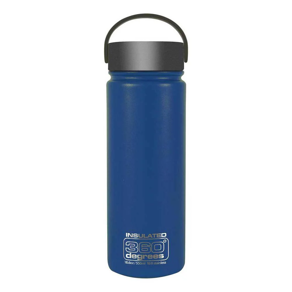 360 Grad Wide Mouth 550 ml dark blue - Thermos bottle